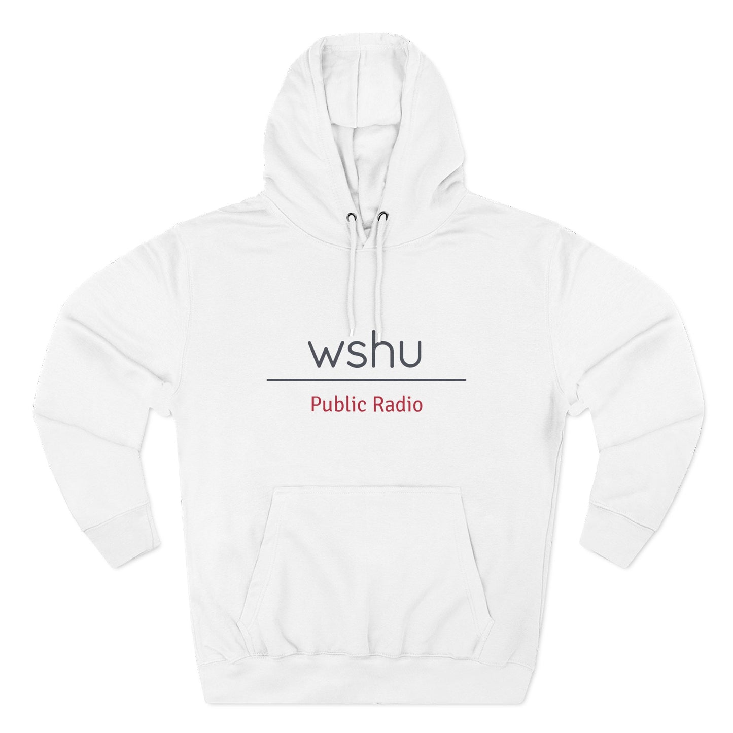 WSHU Three-Panel Fleece Hoodie