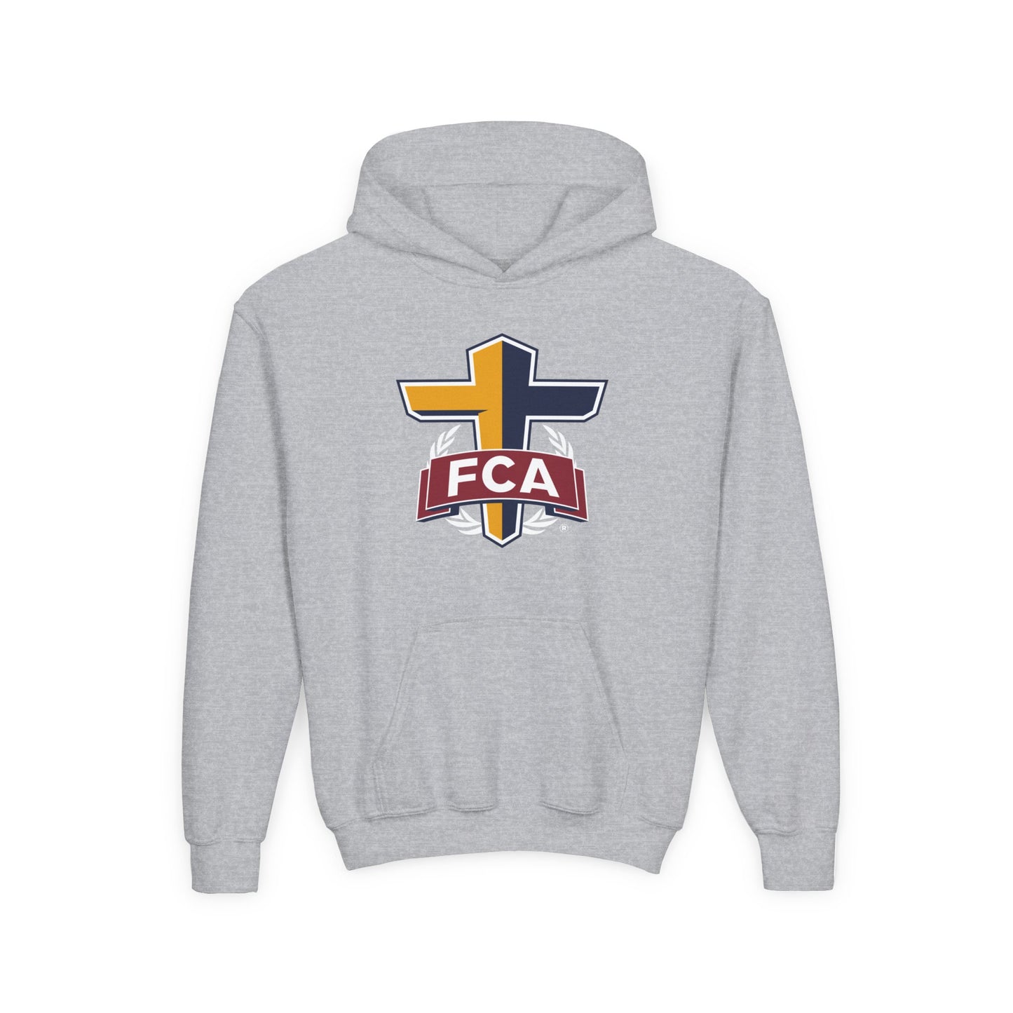FCA Youth Heavy Blend Hooded Sweatshirt