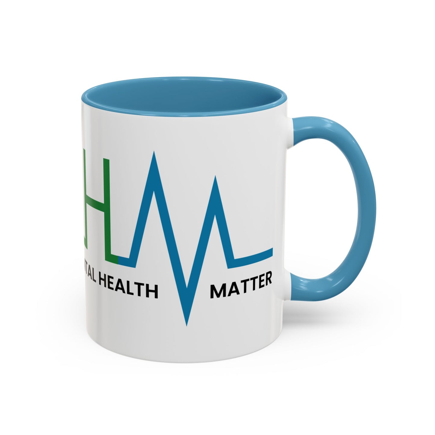 Make Mental Health Matter Accent Coffee Mug (11oz)