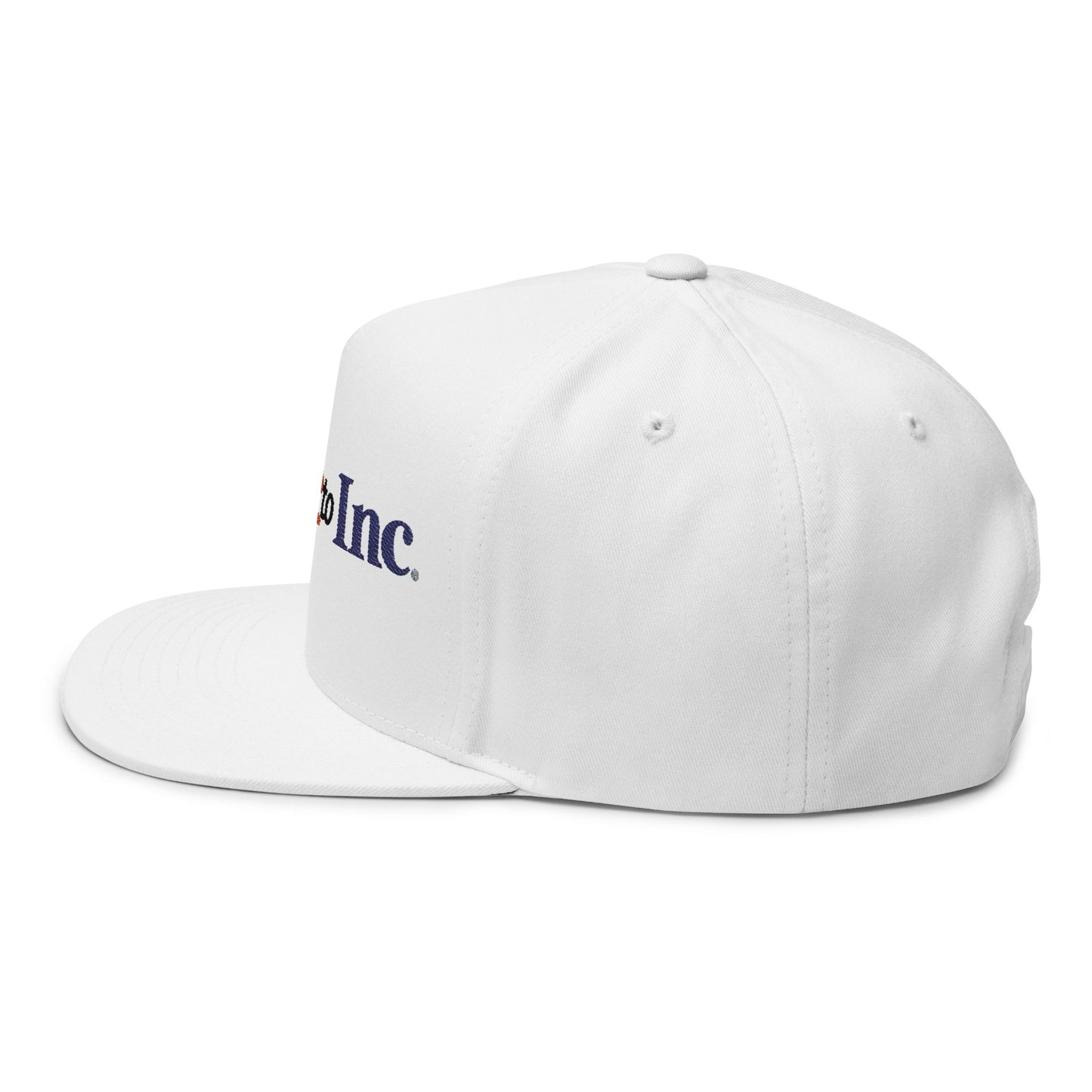 Inc to Inc Flat Bill Cap (Embroidery)
