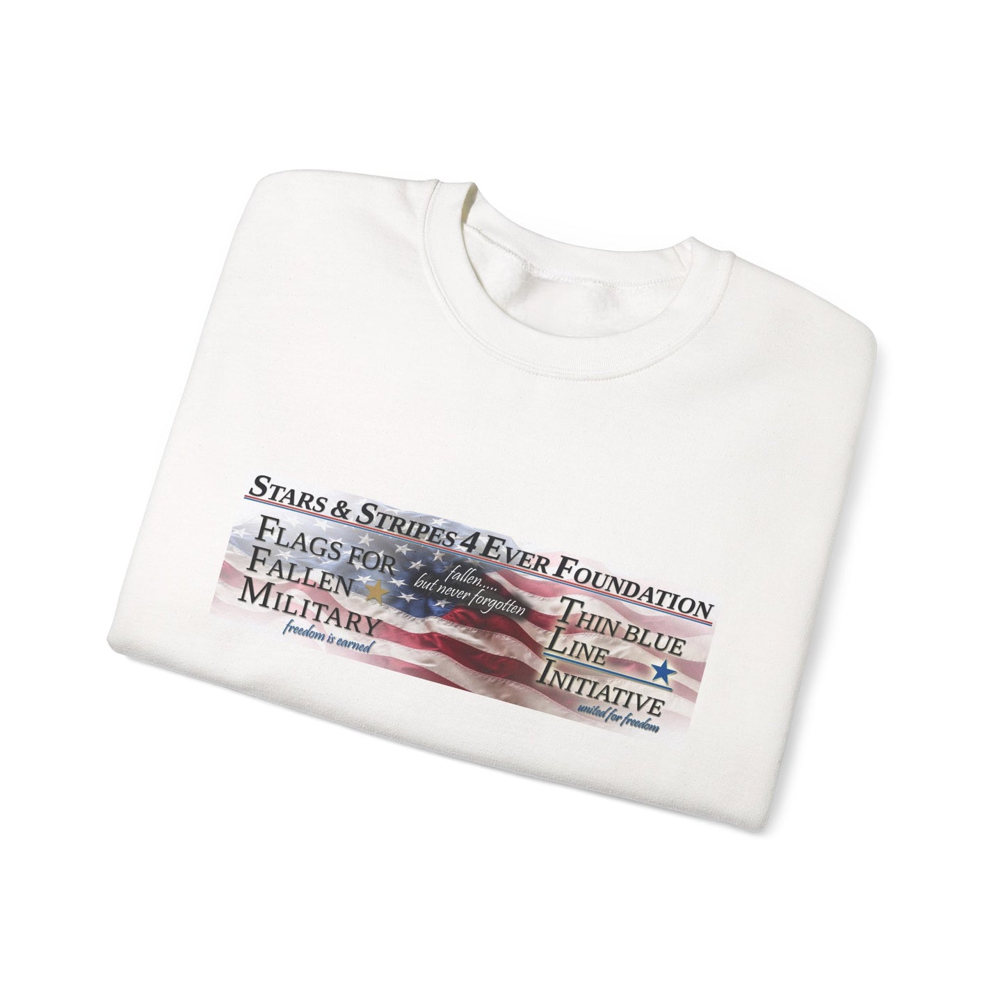 Stars Stripes 4 Ever Foundation Unisex Heavy Blend™ Crewneck Sweatshirt
