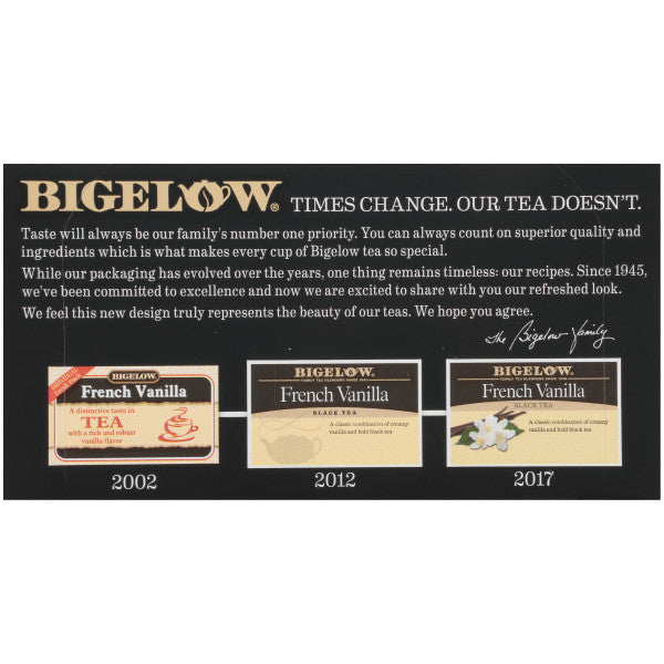 Bigelow French Vanilla Tea (6x20 Bag )