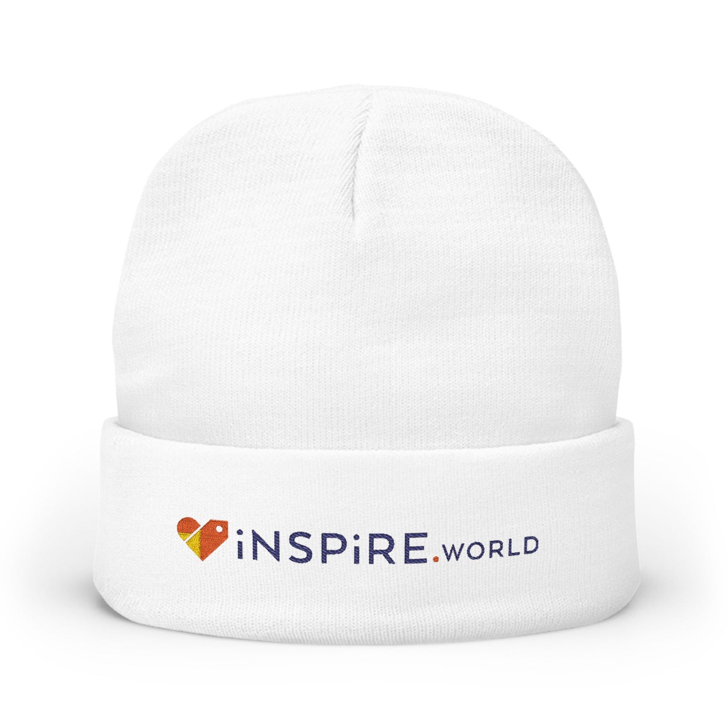 Inspire.World Knit Beanie (Embroidery)