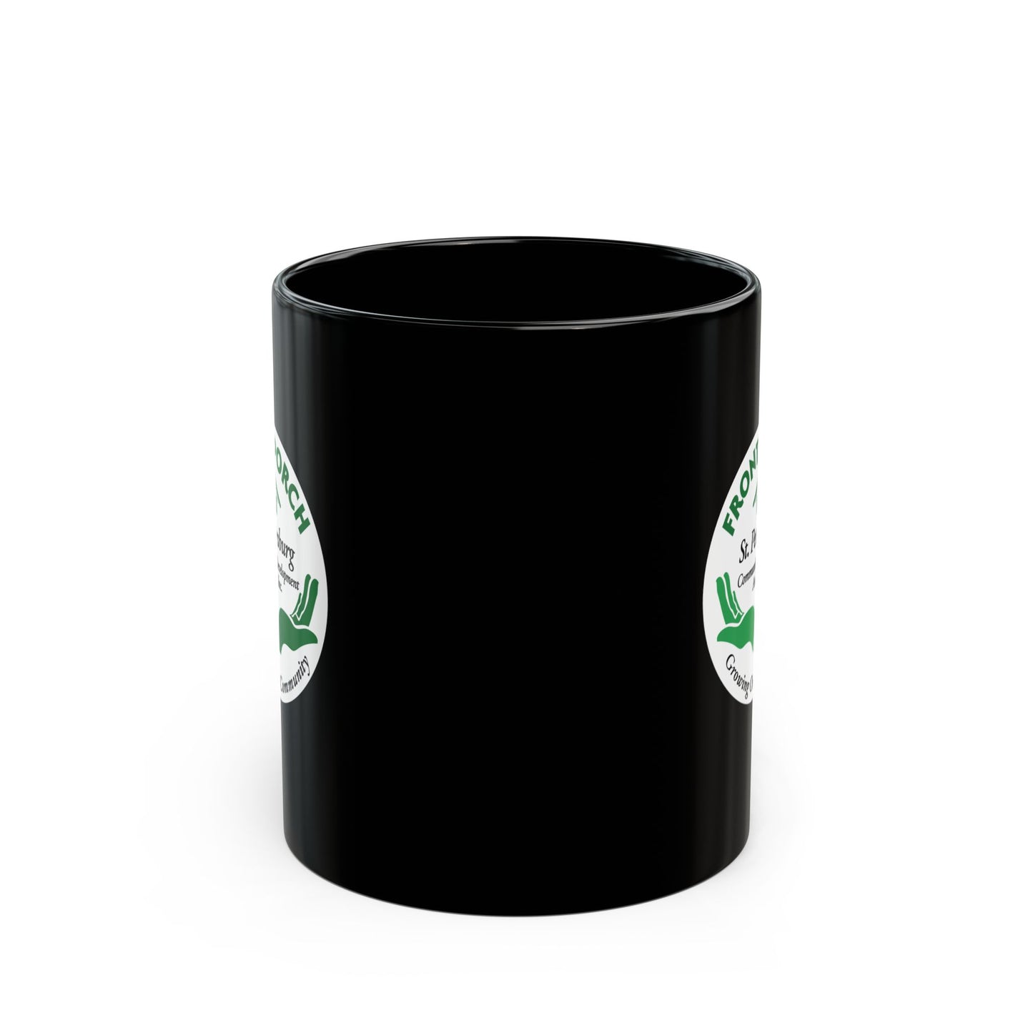 Front Porch Black Mug (11oz, 15oz)