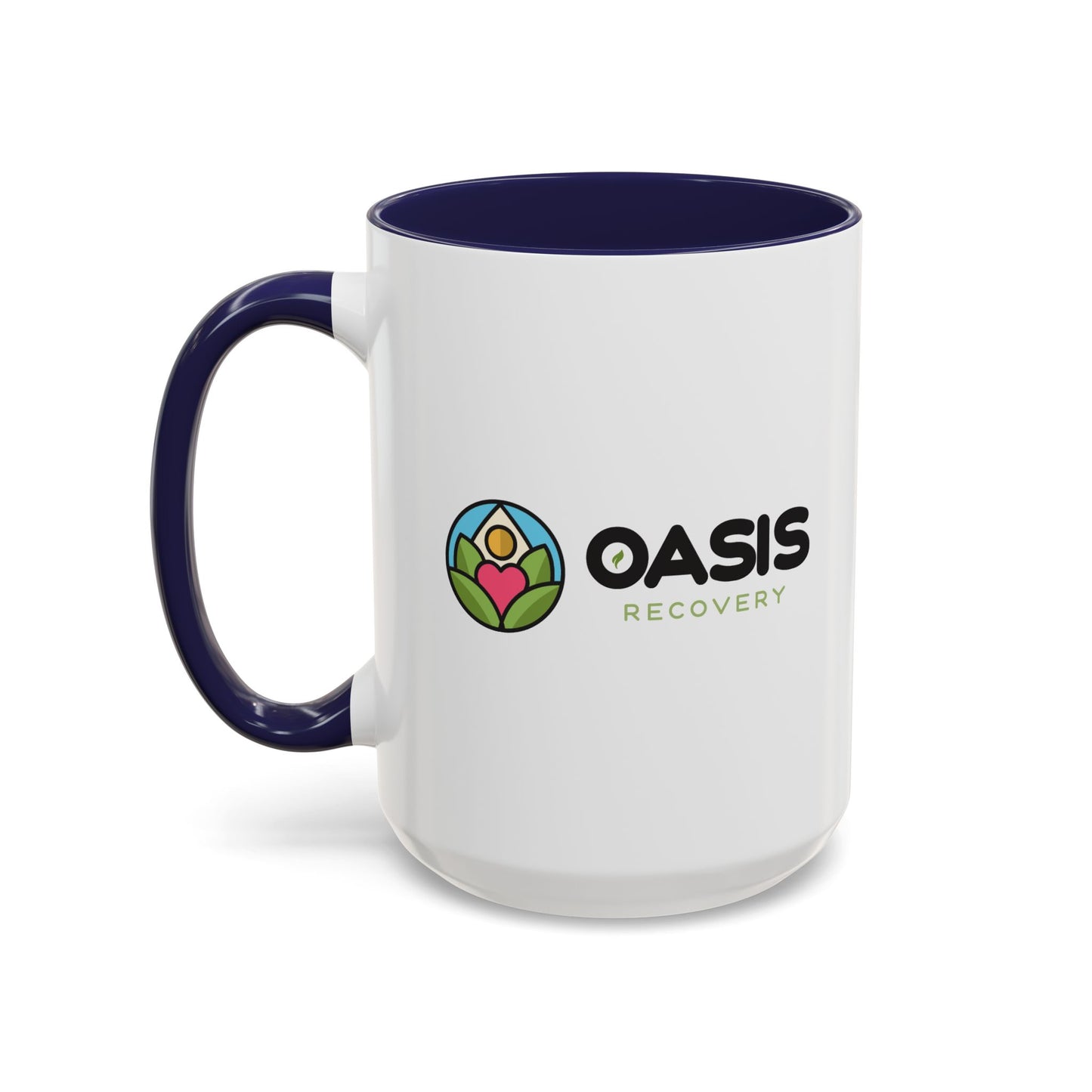 Oasis Recovery Center Accent Coffee Mug (11, 15oz)