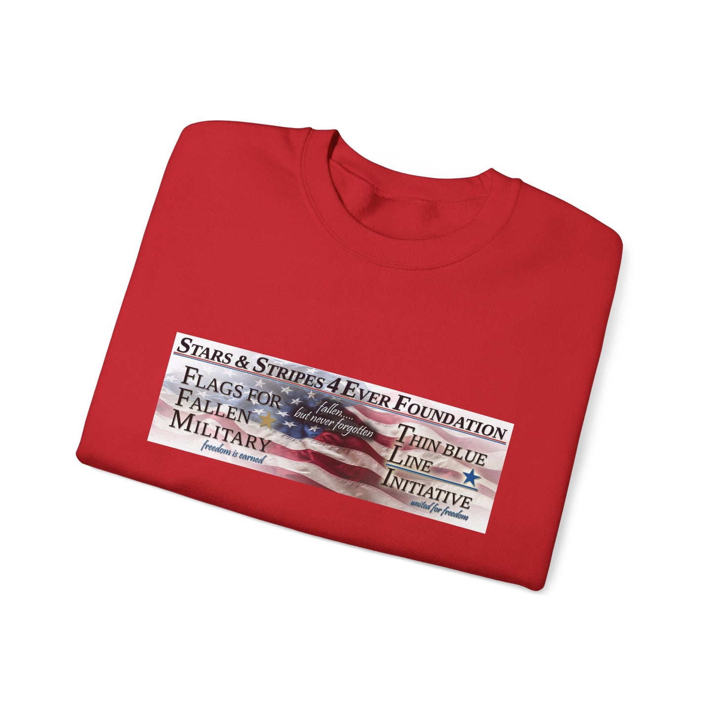 Stars Stripes 4 Ever Foundation Unisex Heavy Blend™ Crewneck Sweatshirt