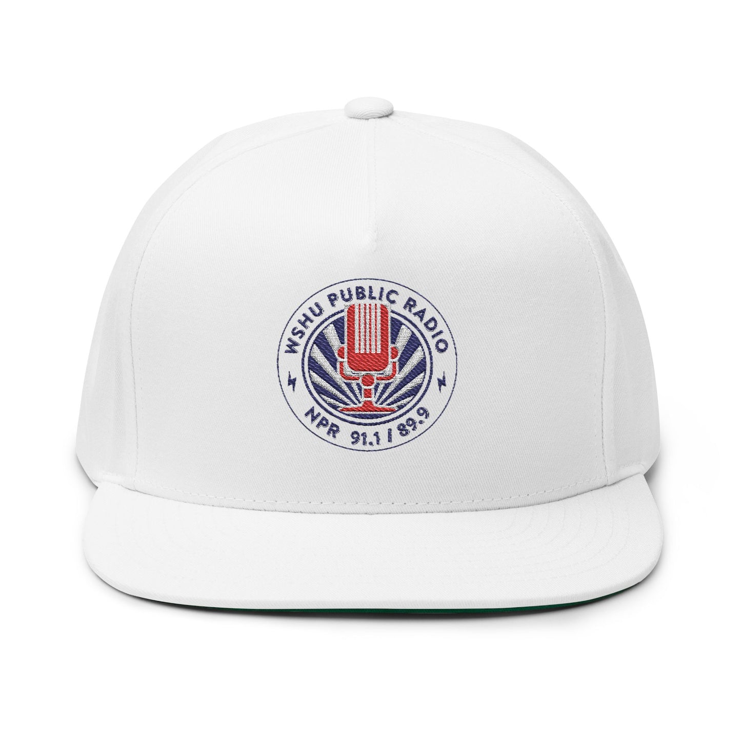 WSHU Radio Flat Bill Cap (Embroidery)