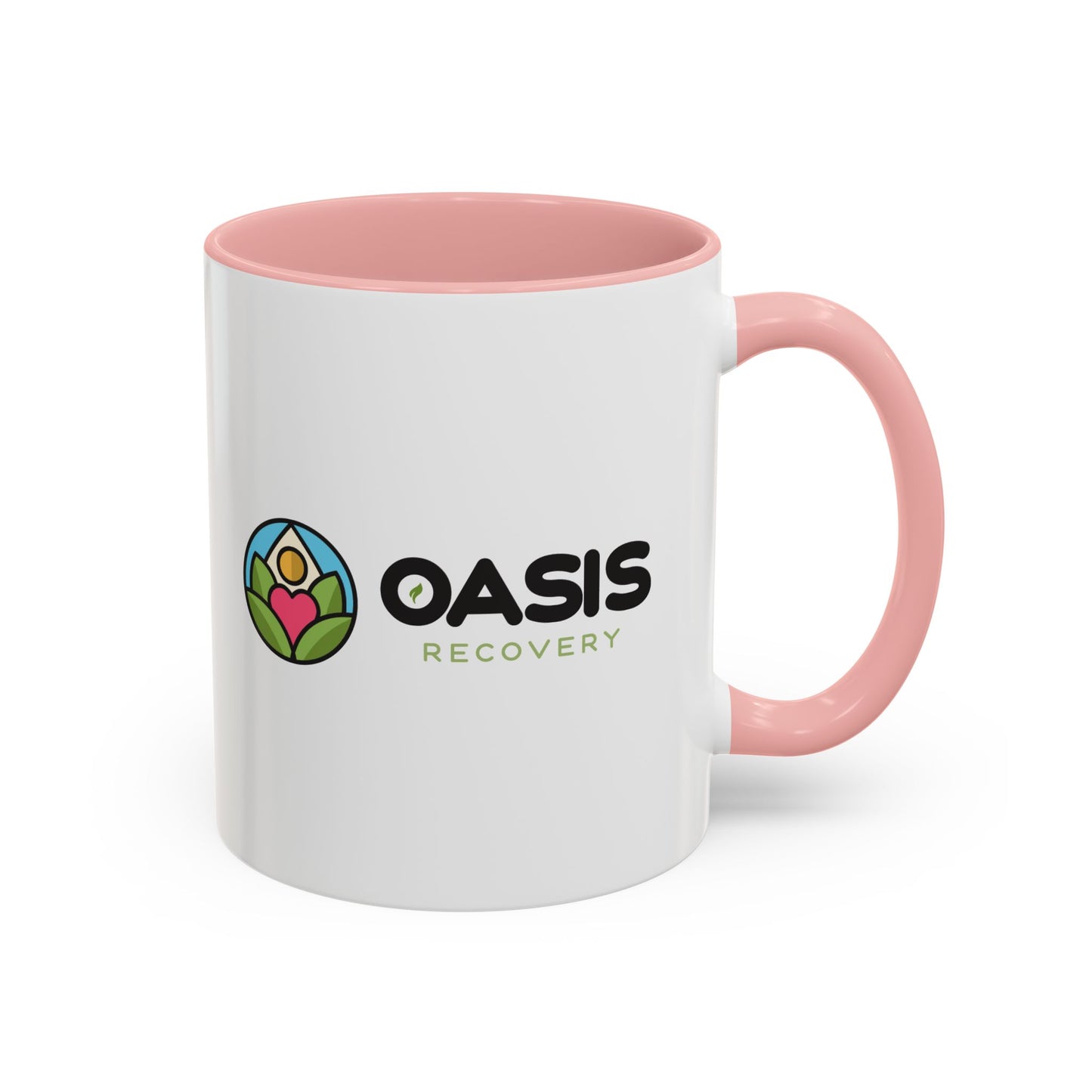 Oasis Recovery Center Accent Coffee Mug (11, 15oz)