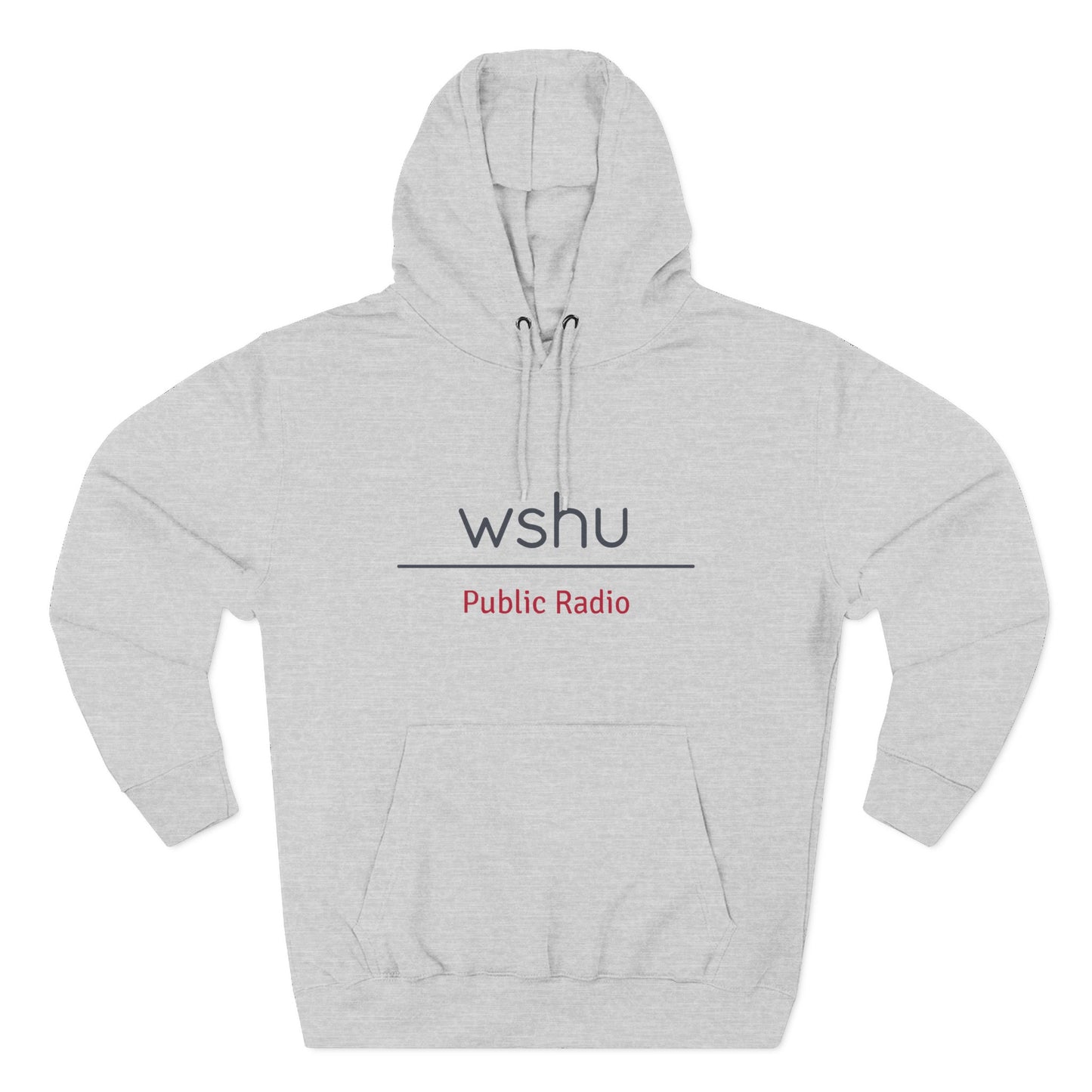 WSHU Three-Panel Fleece Hoodie