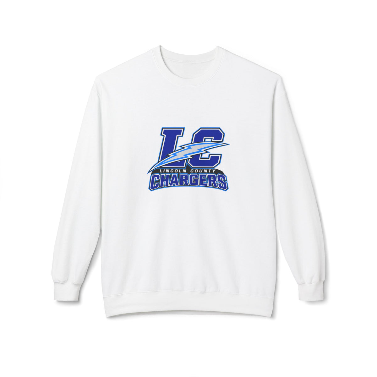 LC Chargers Unisex Midweight Softstyle Fleece Crewneck Sweatshirt