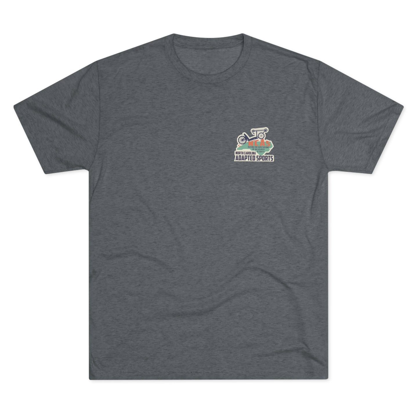 NC Adapted Sports - Unisex Tri-Blend Crew Tee