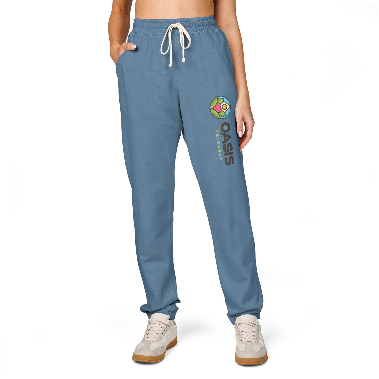 Oasis Recovery Center Unisex Garment-Dyed Fleece Sweatpants