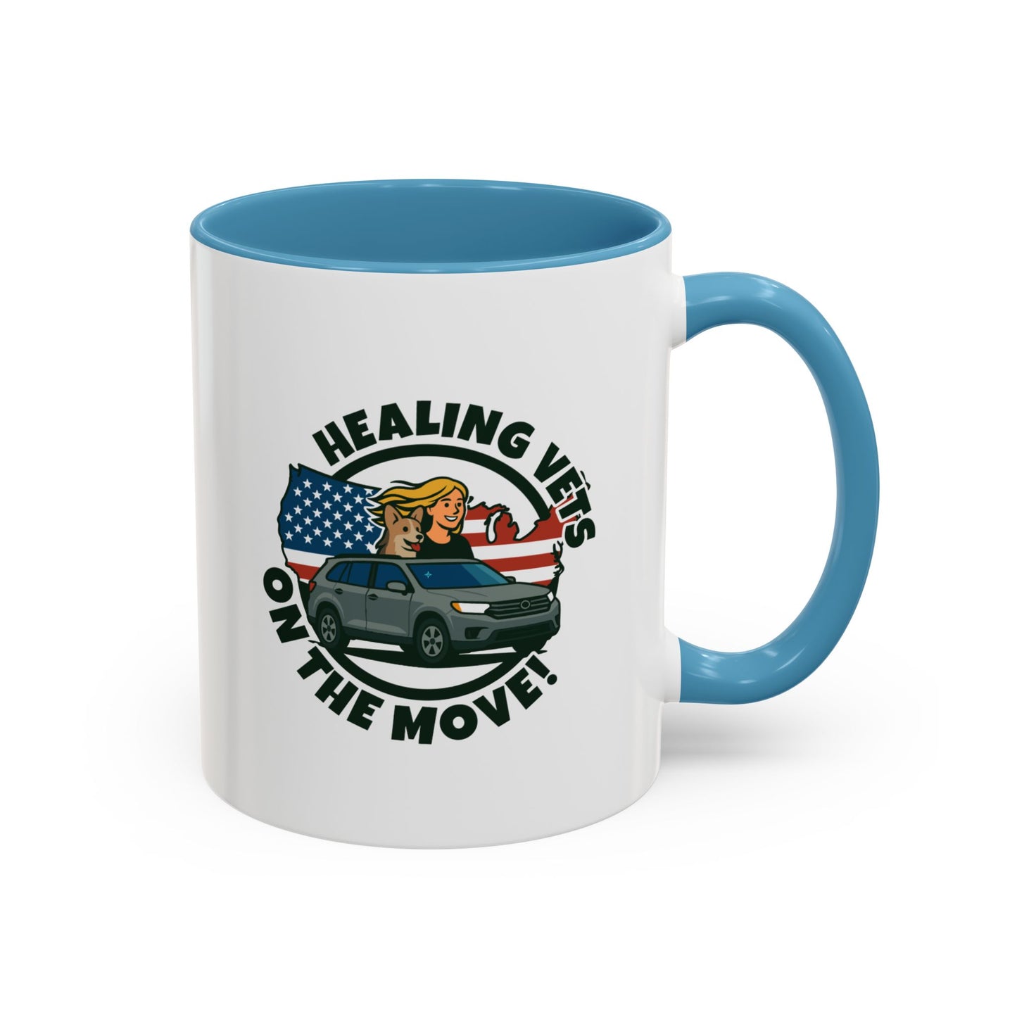 Healing Vets on the Move Accent Coffee Mug (11, 15oz)