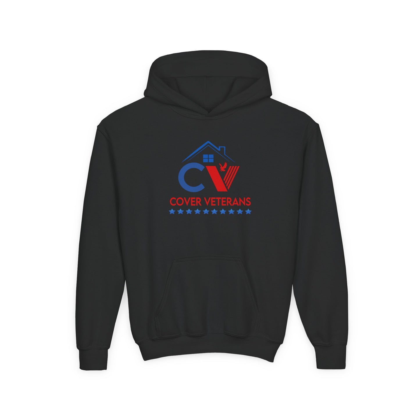 Cover Veterans Youth Heavy Blend Hooded Sweatshirt