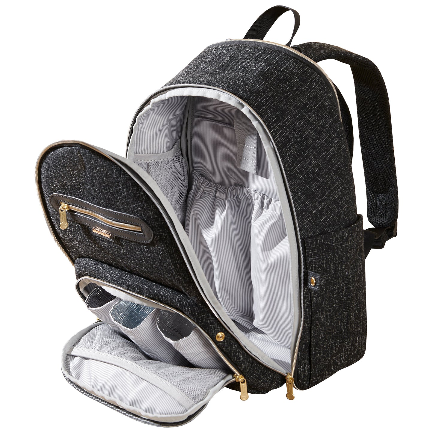 Convertible Tweed Diaper Backpack