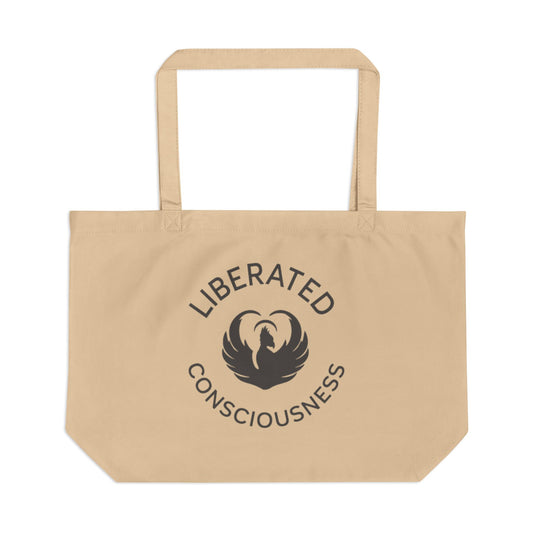 Liberated Consciousness Large Eco Tote