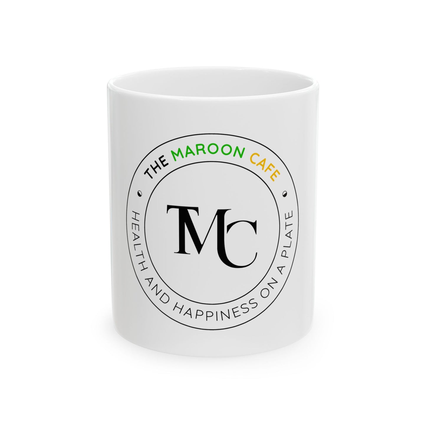 The Maroon Cafe Ceramic Mug, (11oz, 15oz)