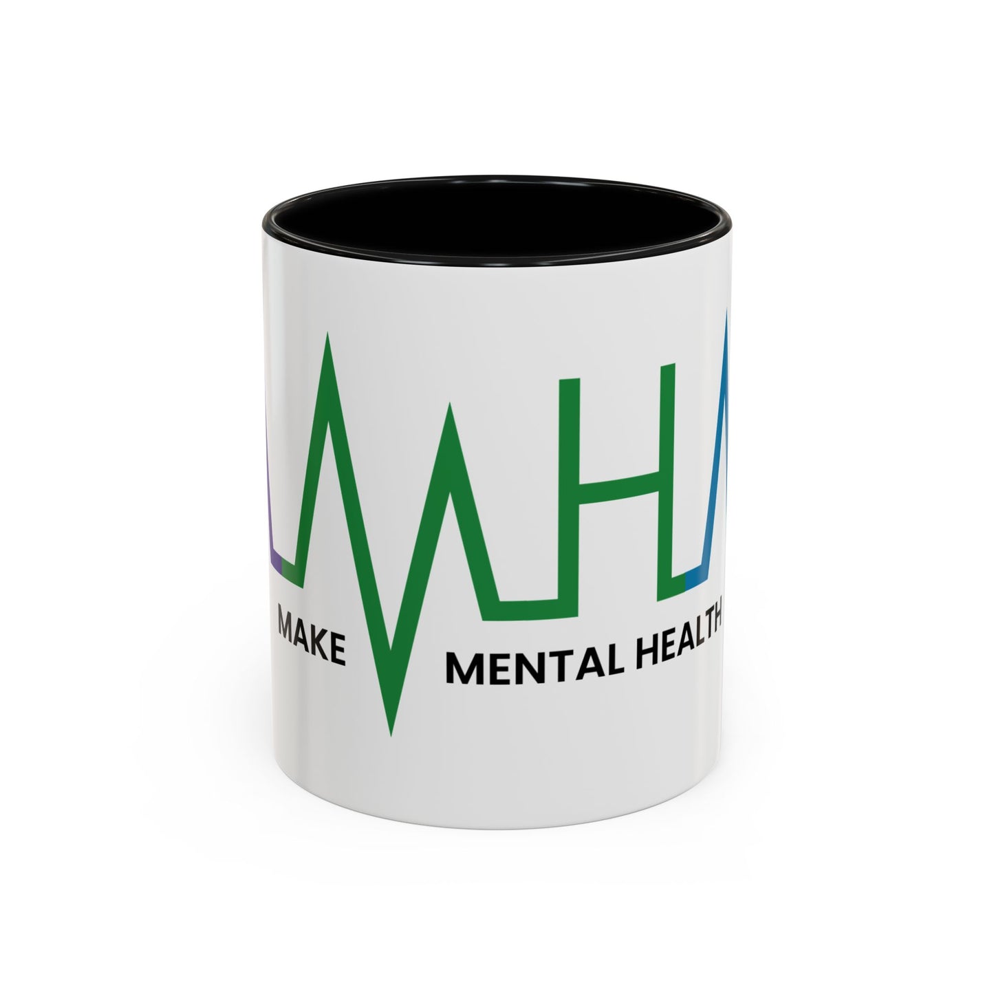 Make Mental Health Matter Accent Coffee Mug (11oz)