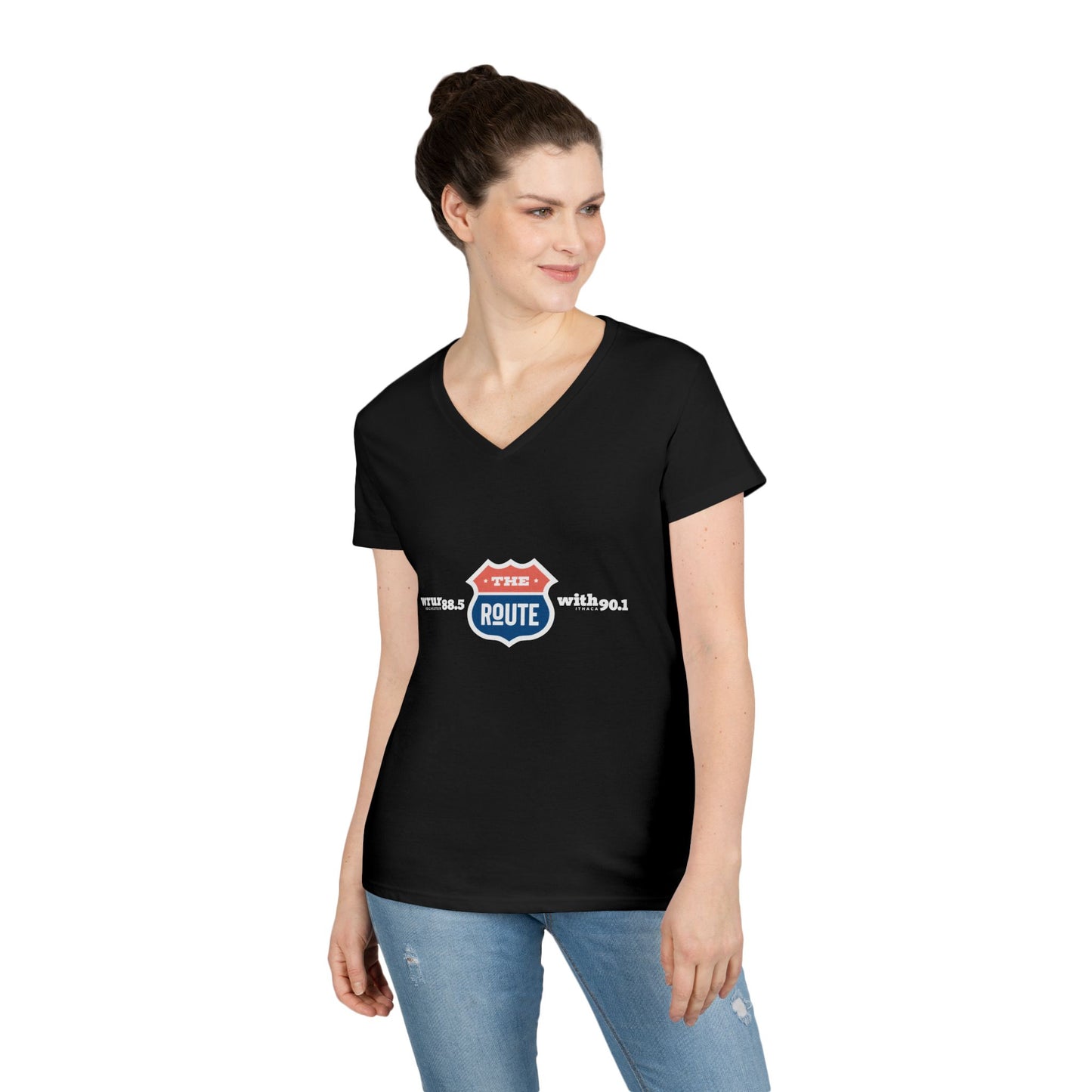 The Route Ladies' V-Neck T-Shirt