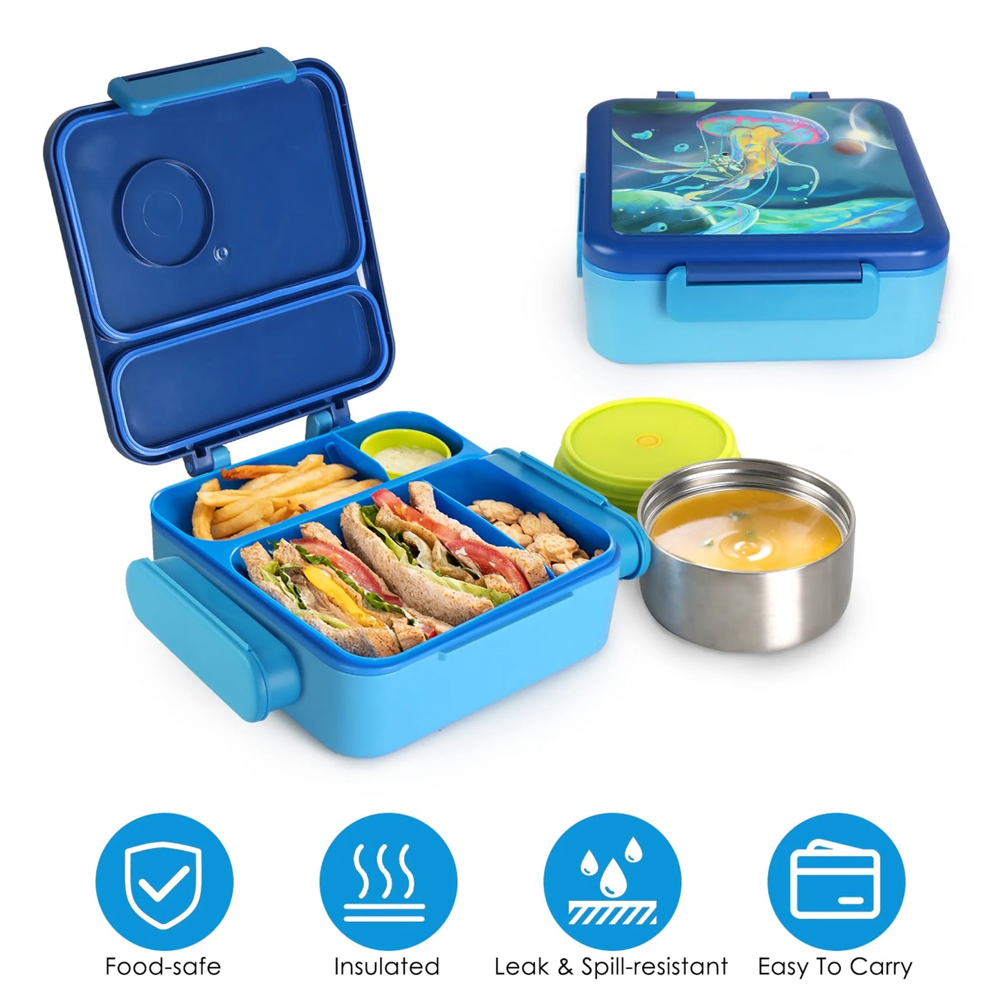Kids Lunch Box Thermal Lunch Container