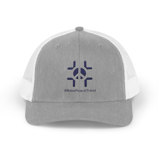 Peace Day Snapback Trucker Cap