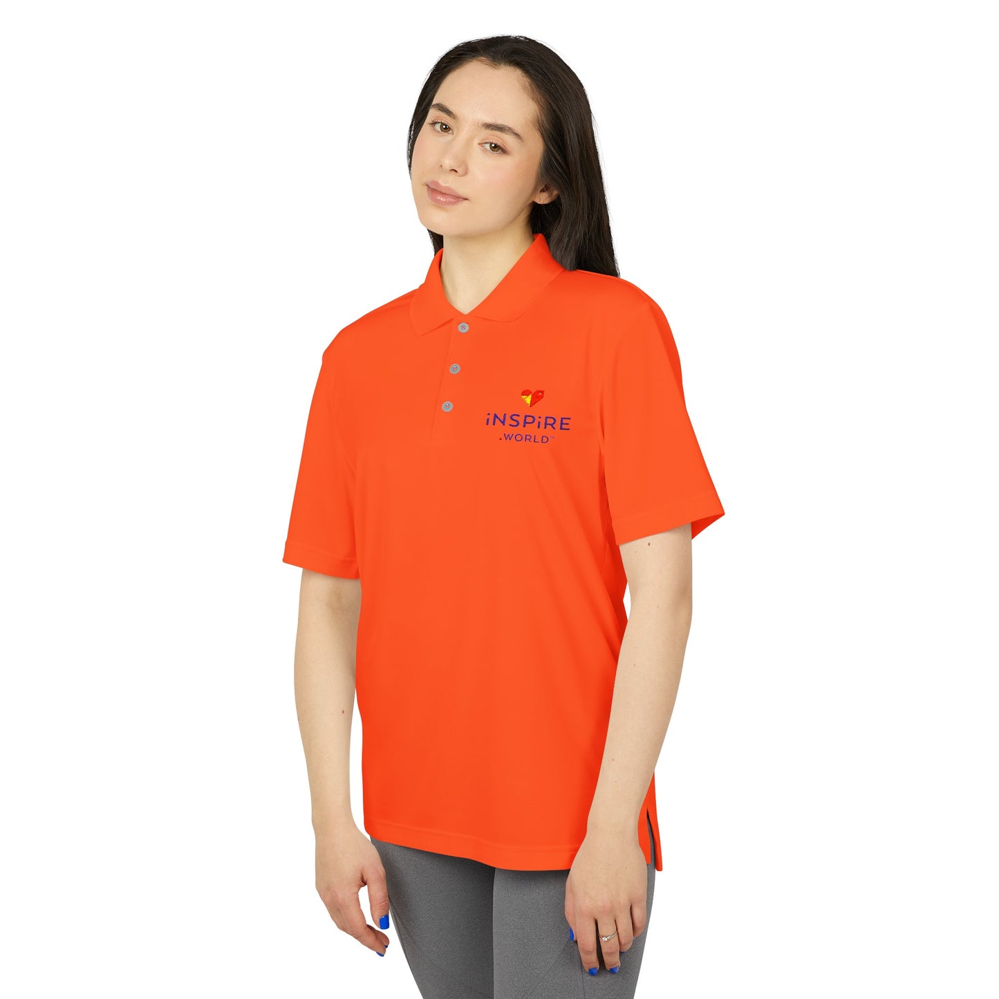 Inspire.World adidas Unisex Performance Polo