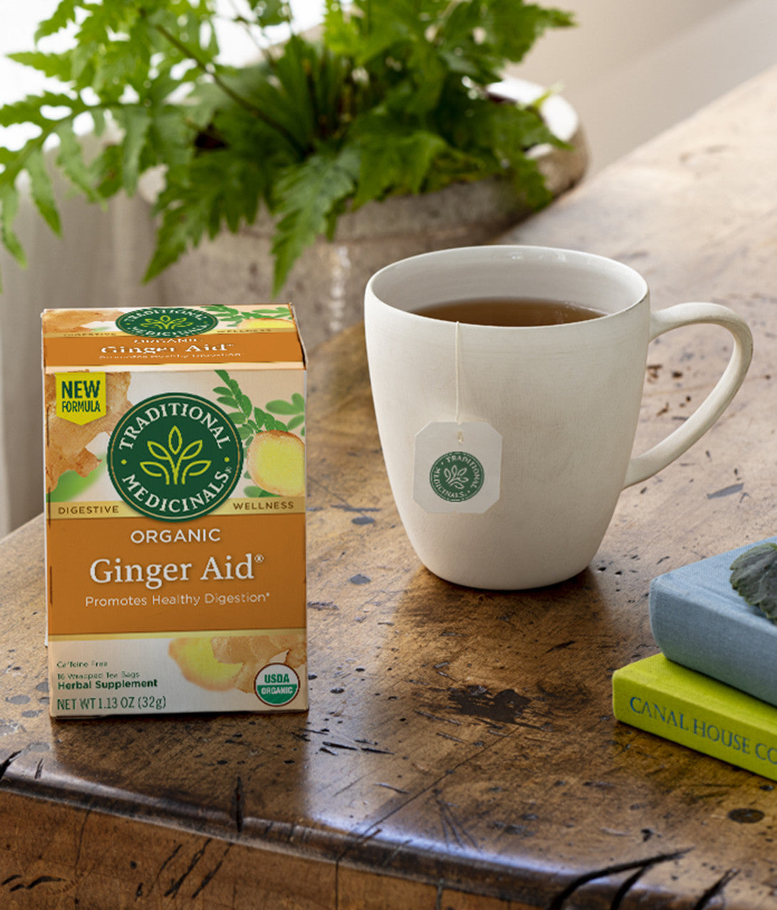 Traditional Medicinals Ginger Aid Herb Tea (6x16 Bag)