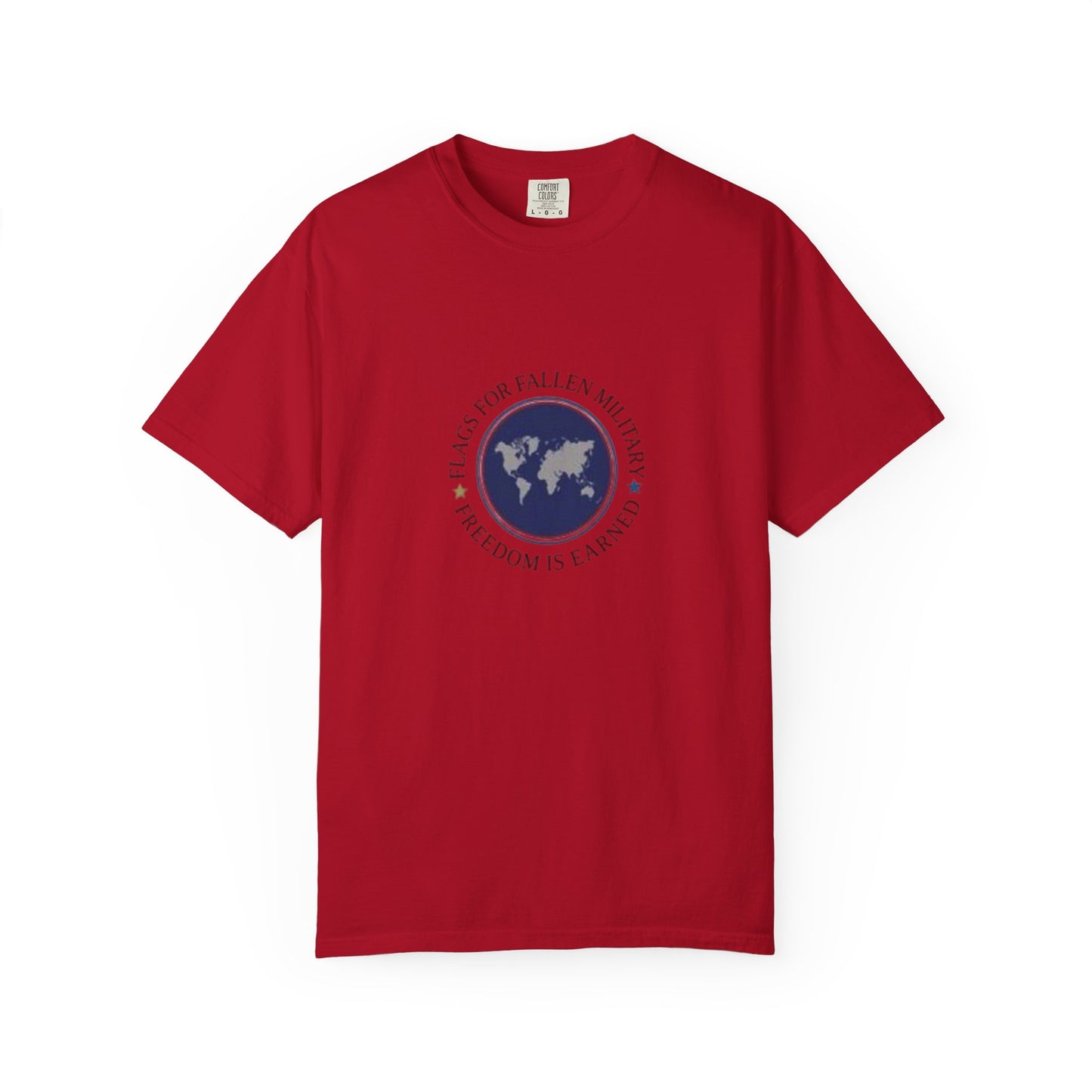 Flags for Fallen Military Unisex Garment-Dyed T-shirt