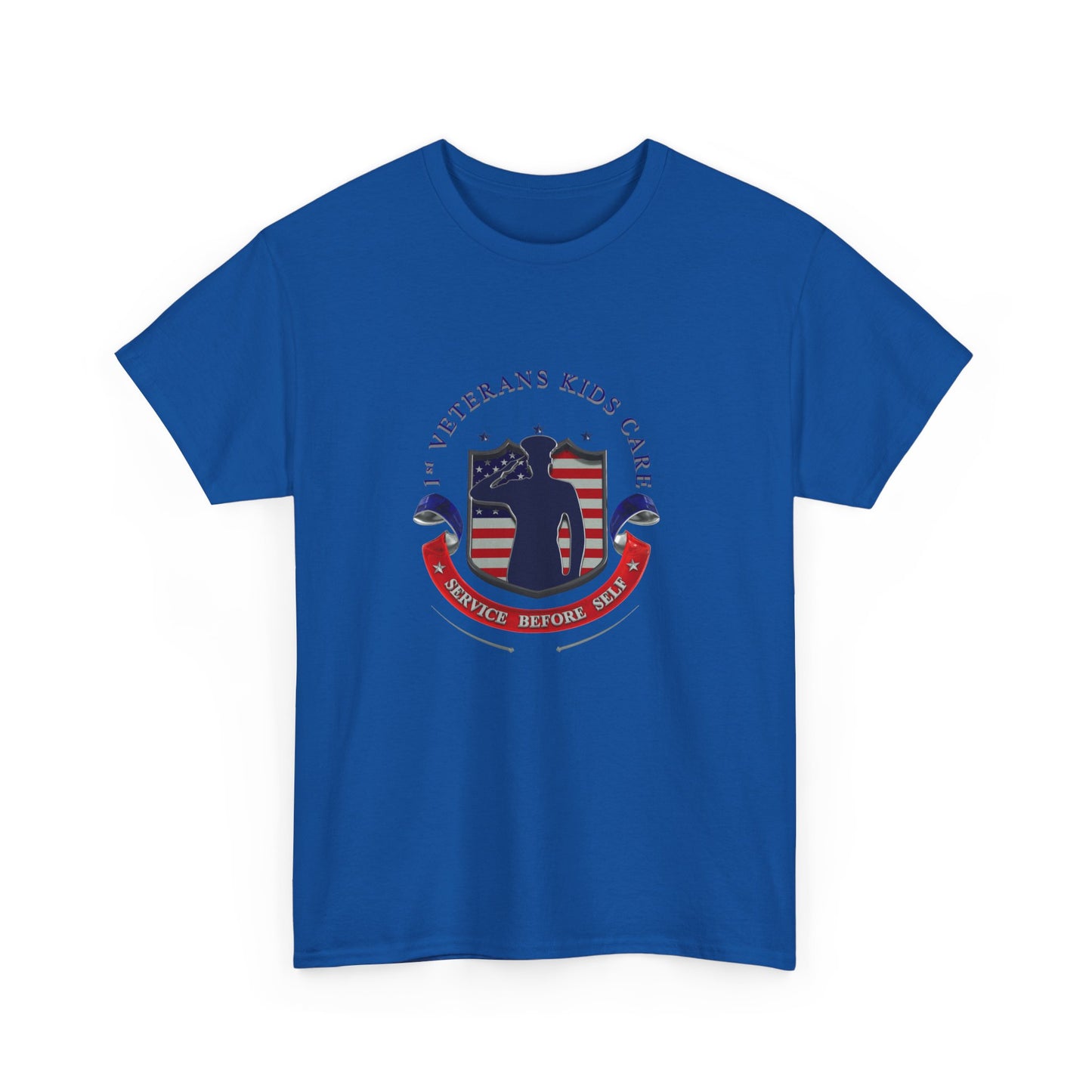 1st Veterans Kids Care Unisex Heavy Cotton Tee