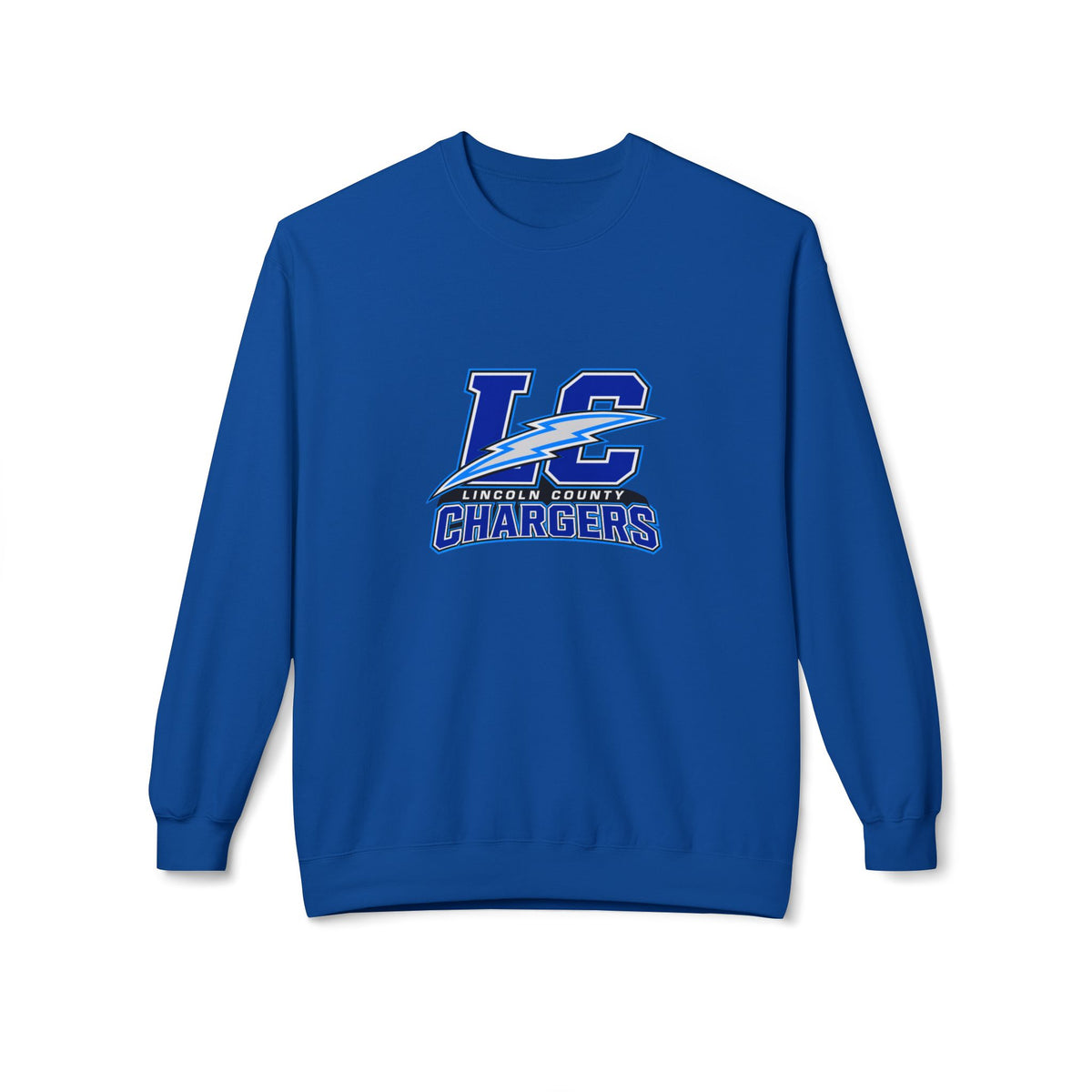 LC Chargers Unisex Midweight Softstyle Fleece Crewneck Sweatshirt