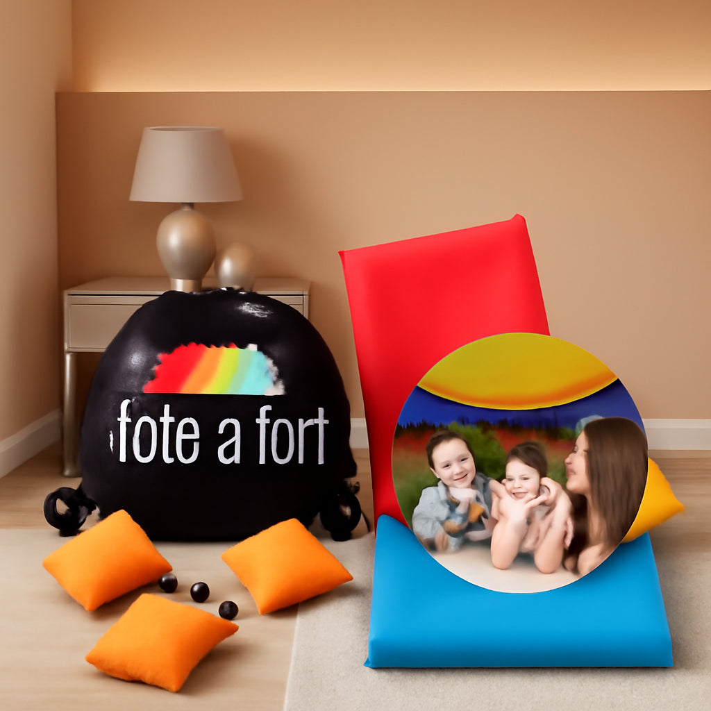 Colorful Portable Blanket Fort Construction Kit Kids