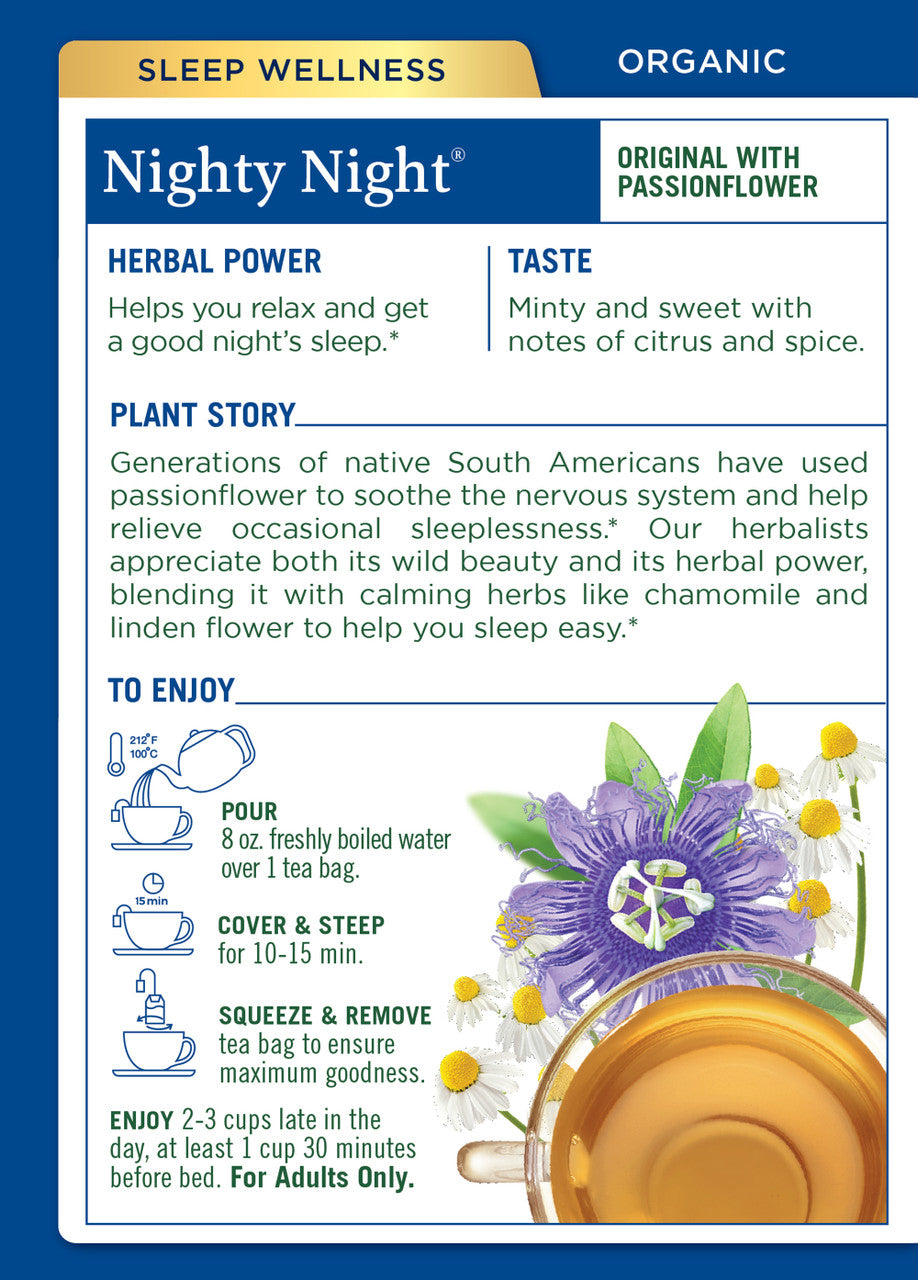 Traditional Medicinals Nighty Night Herb Tea (6x16 Bag)