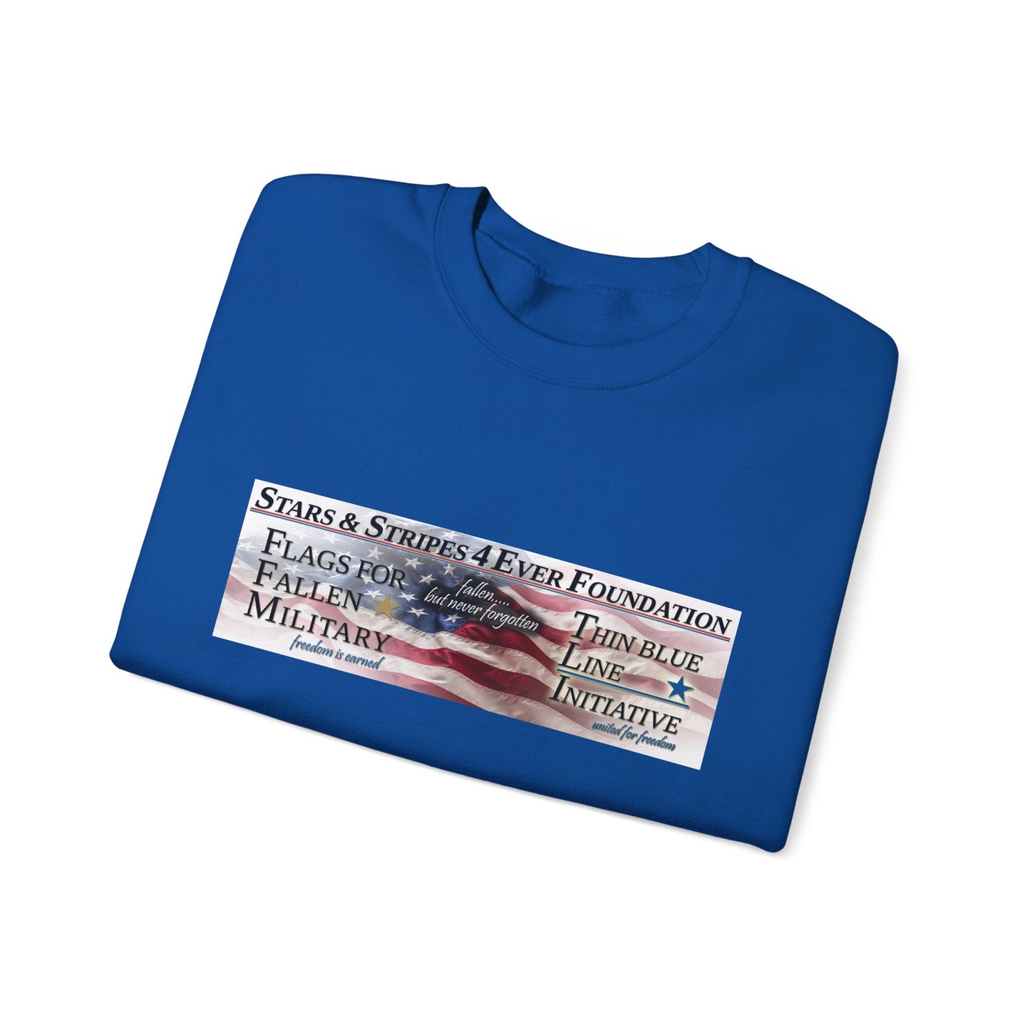 Stars Stripes 4 Ever Foundation Unisex Heavy Blend™ Crewneck Sweatshirt