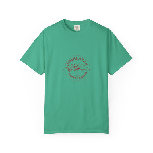 Himalayan Beans & Leaves Unisex Garment-Dyed T-shirt