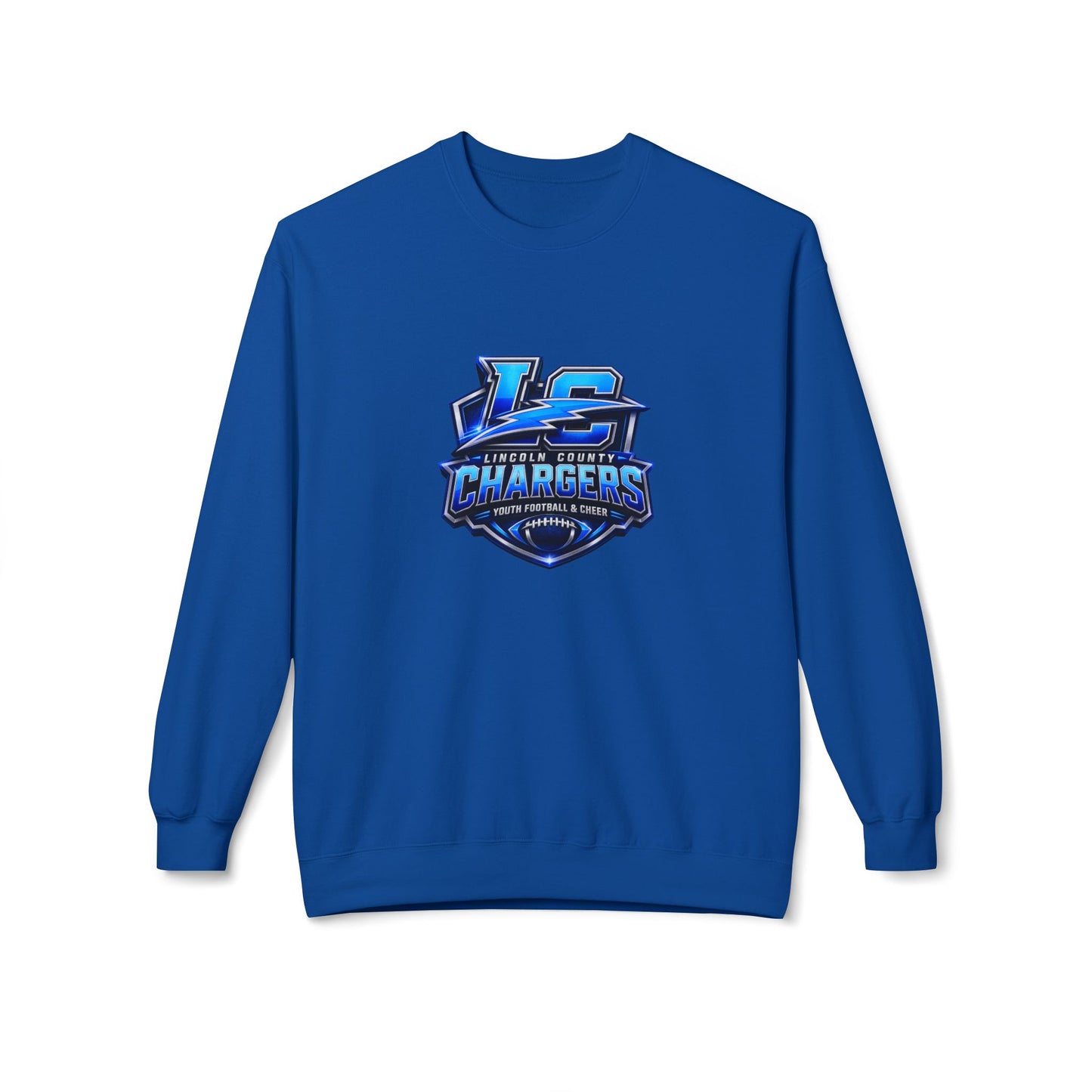 LC Chargers Unisex Midweight Softstyle Fleece Crewneck Sweatshirt