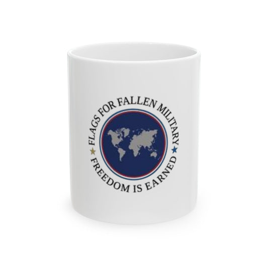 Flags for Fallen Military Ceramic Mug, (11oz, 15oz)