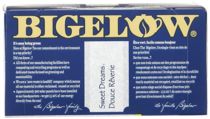 Bigelow Sweet Dreams Herb Tea (6x20 Bag)