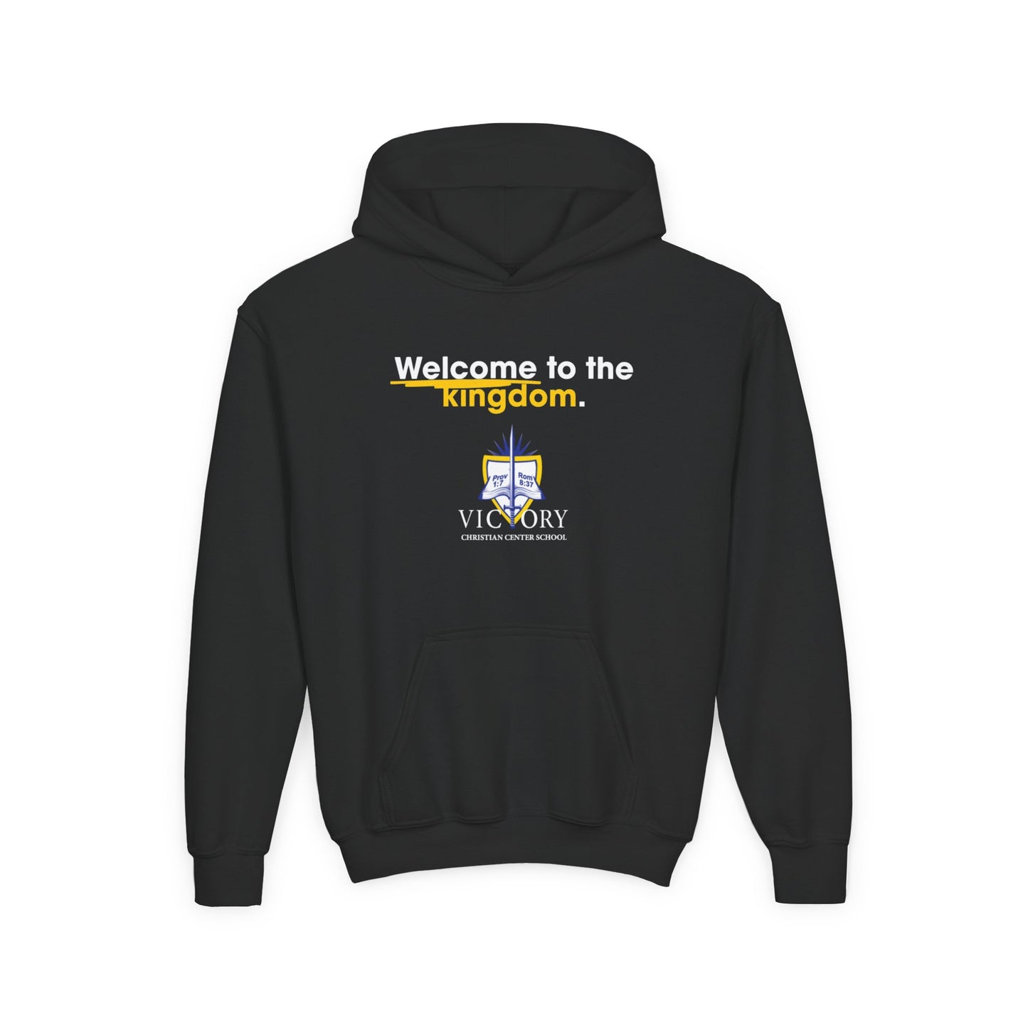 Victory Christian Center School Youth Heavy Blend Hooded Sweatshirt