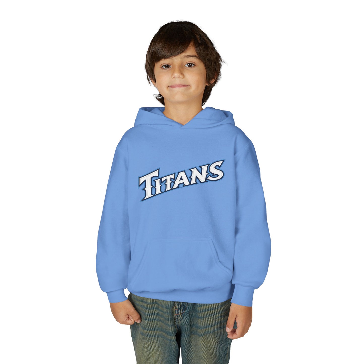 Titans Softball Youth Heavy Blend Hooded Sweatshirt