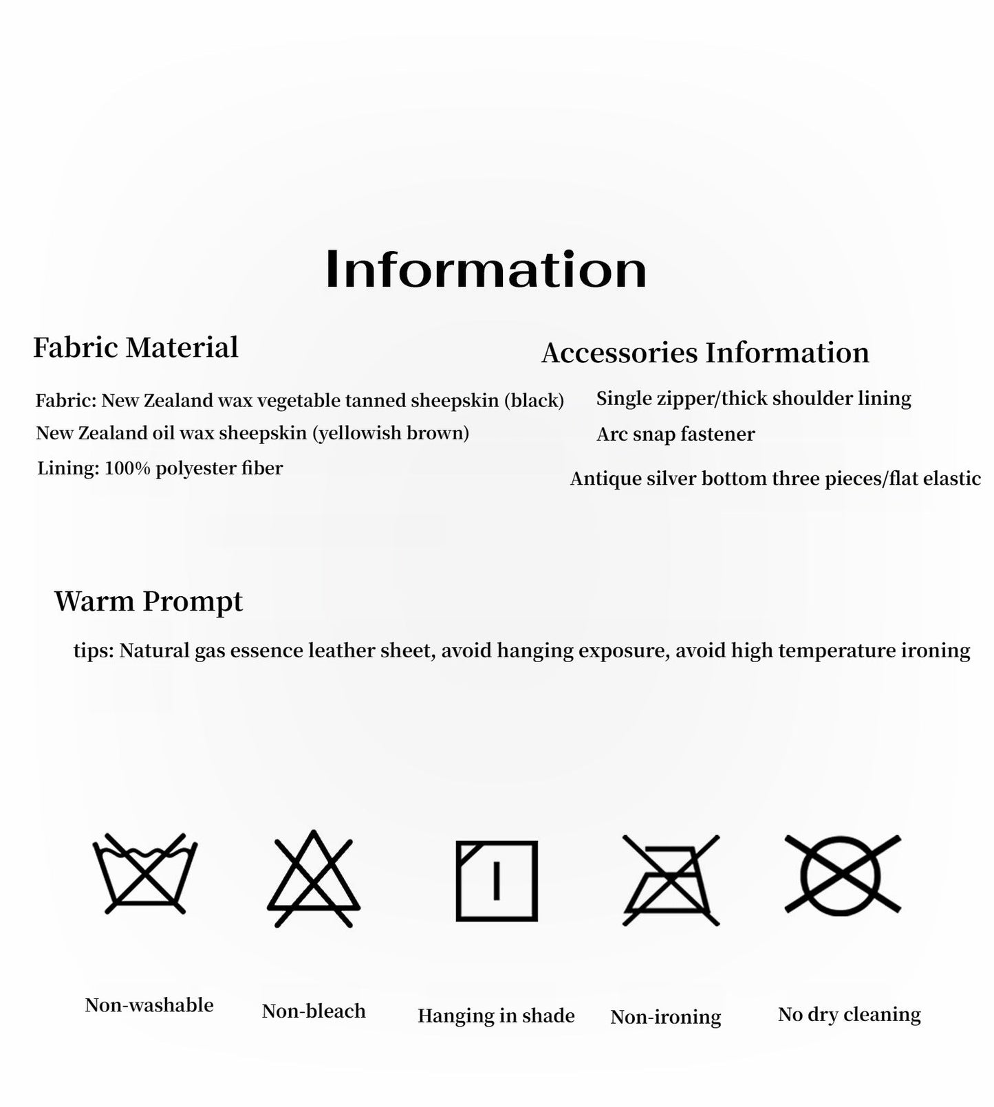 "Fashionable Luke" imported waxed sheep leather retro work jacket coat for women