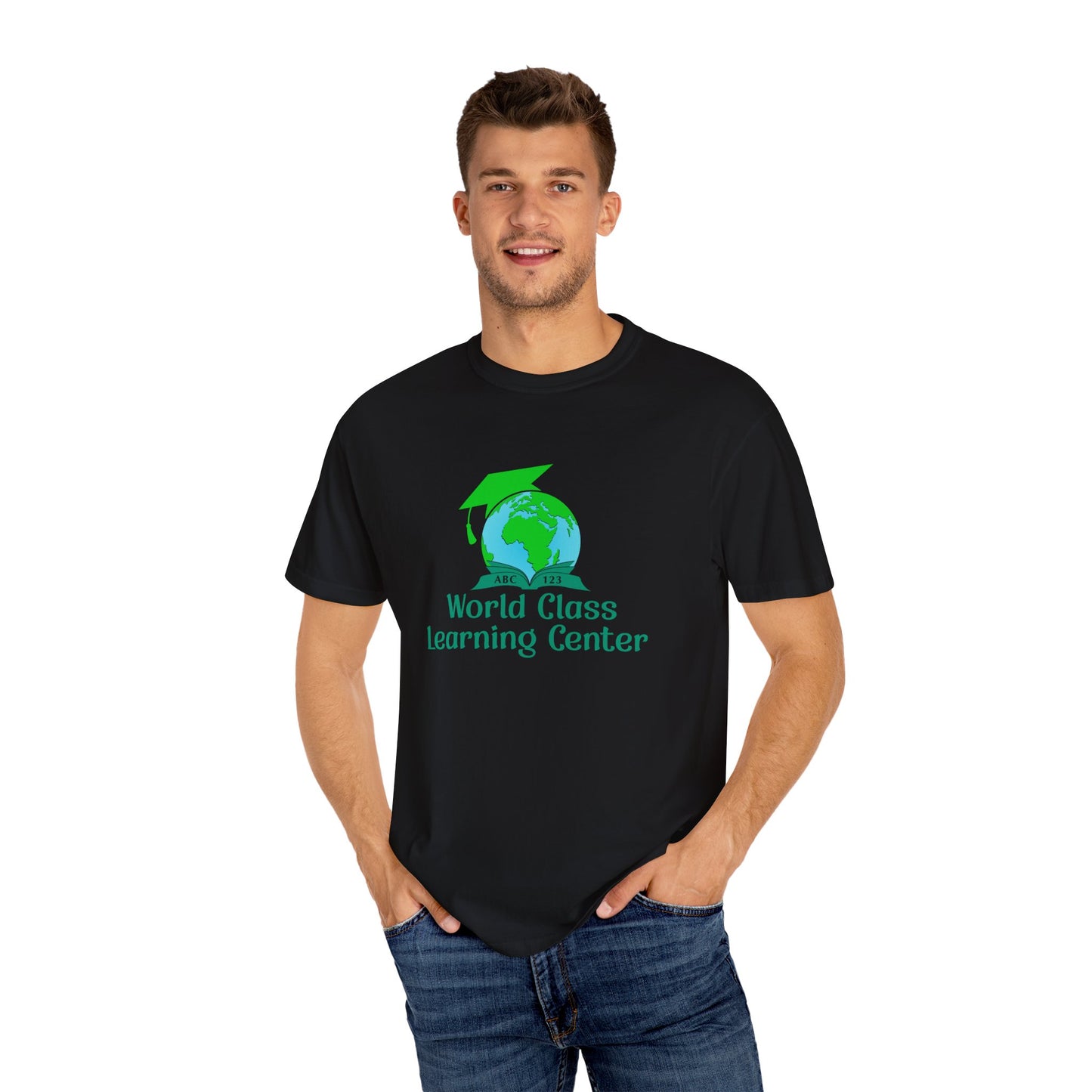 World Class Learning Center Unisex Garment-Dyed T-shirt