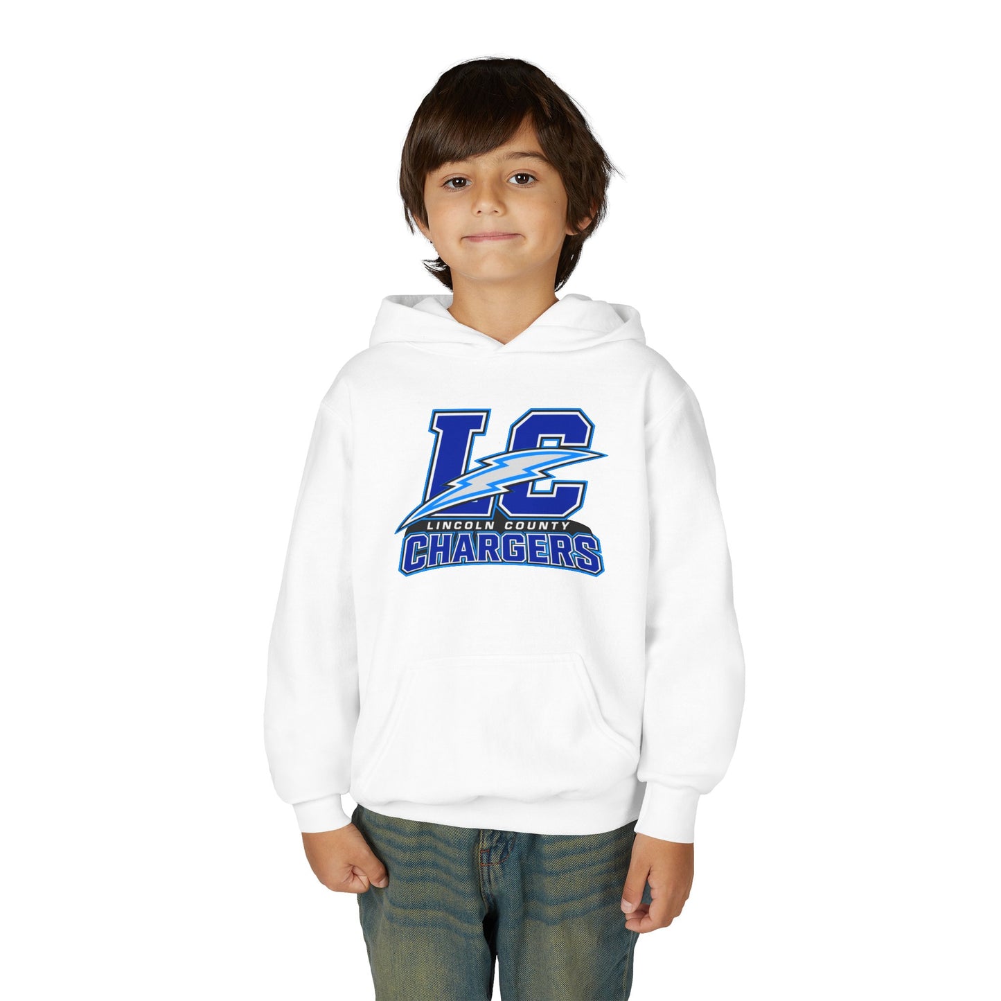 LC Chargers Youth Heavy Blend Hooded Sweatshirt