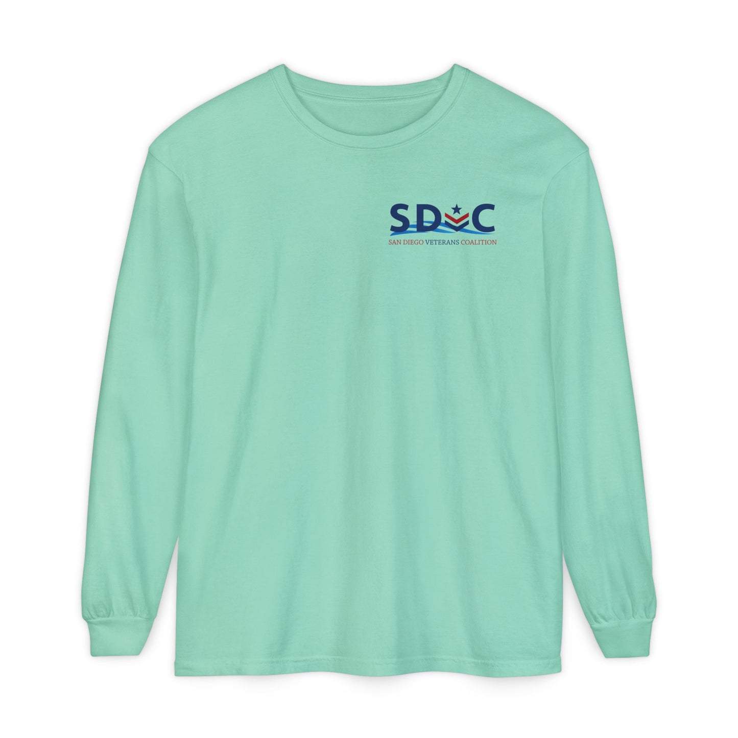 SDVC Unisex Garment-dyed Long Sleeve T-Shirt
