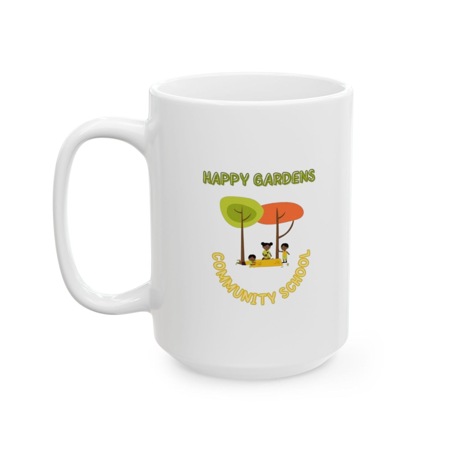 Happy Gardens Ceramic Mug, (11oz, 15oz)