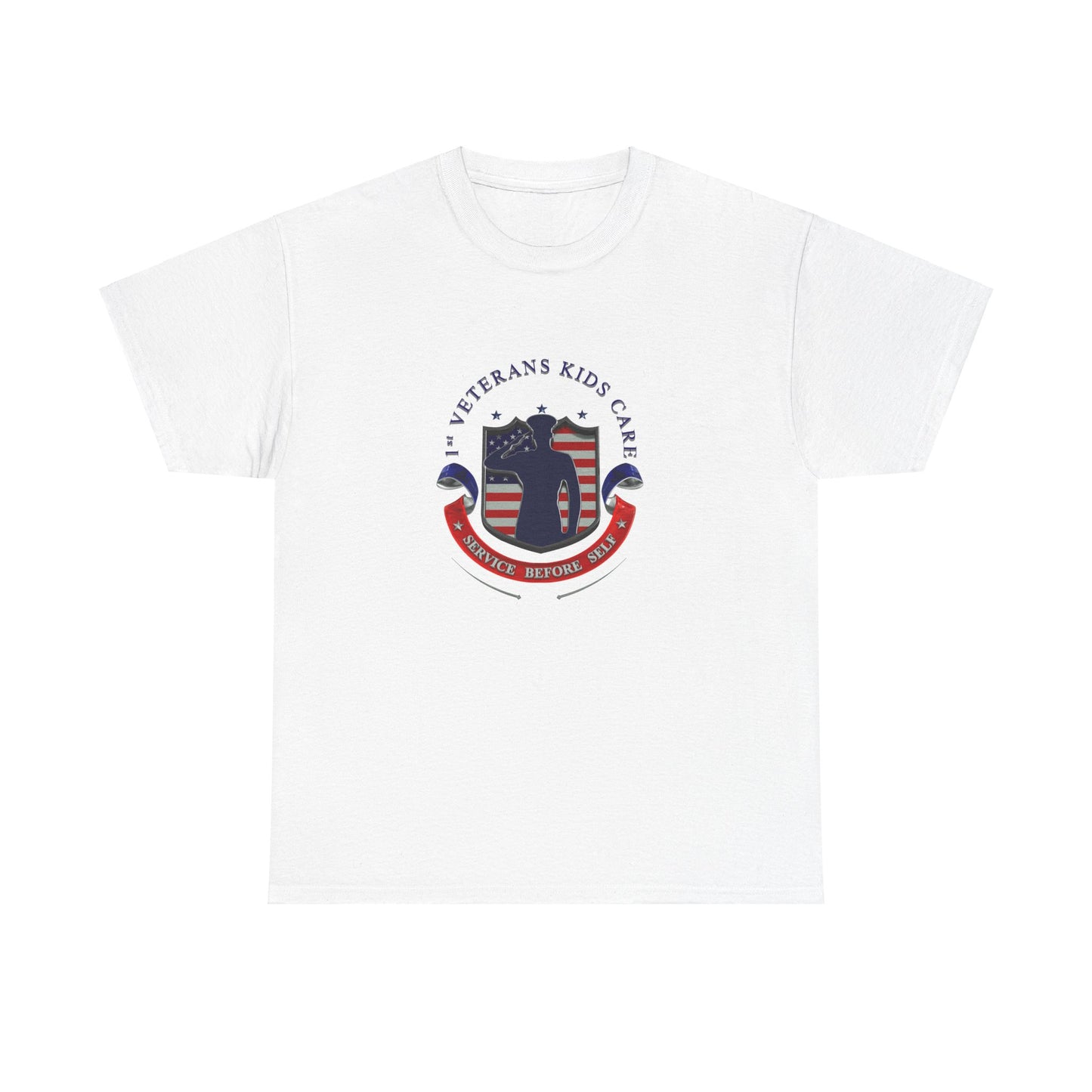 1st Veterans Kids Care Unisex Heavy Cotton Tee