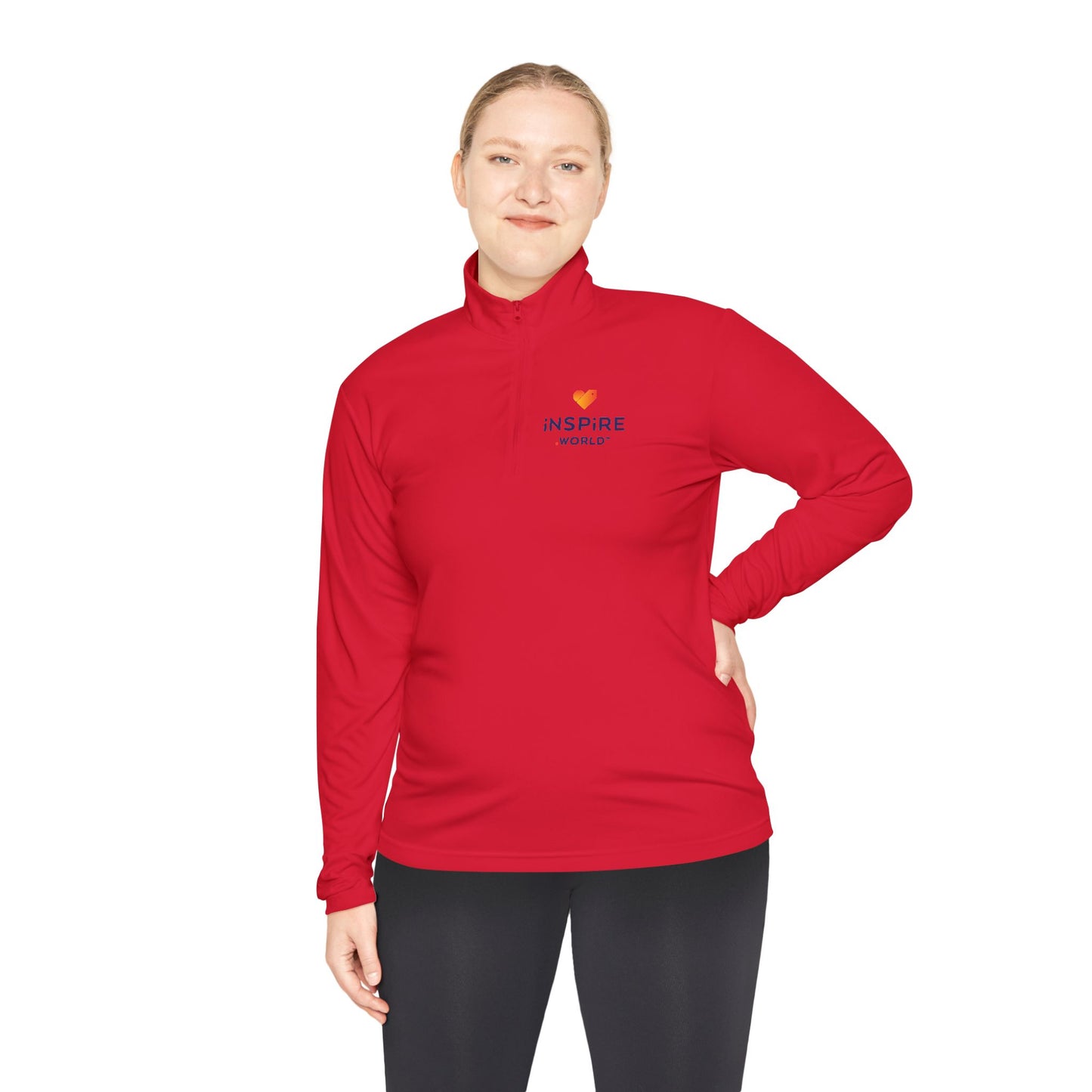 Inspire.World Unisex Quarter-Zip Pullover