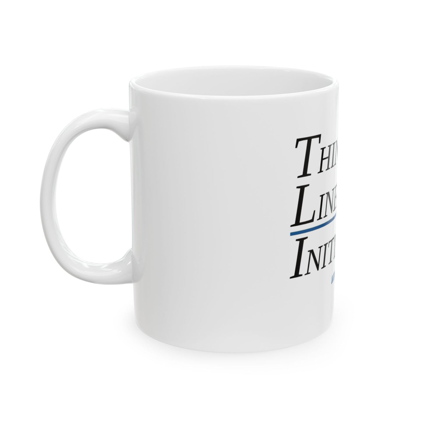 The Thin Blue Line Ceramic Mug, (11oz, 15oz)