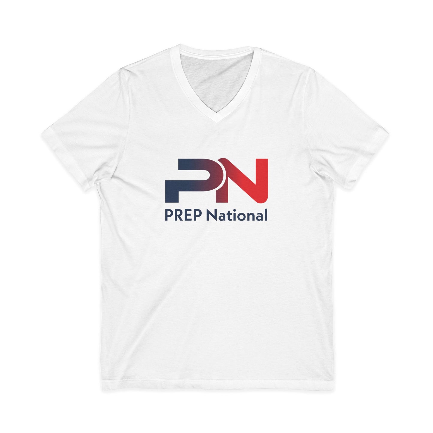 Prep National Unisex Jersey Short Sleeve V-Neck Tee