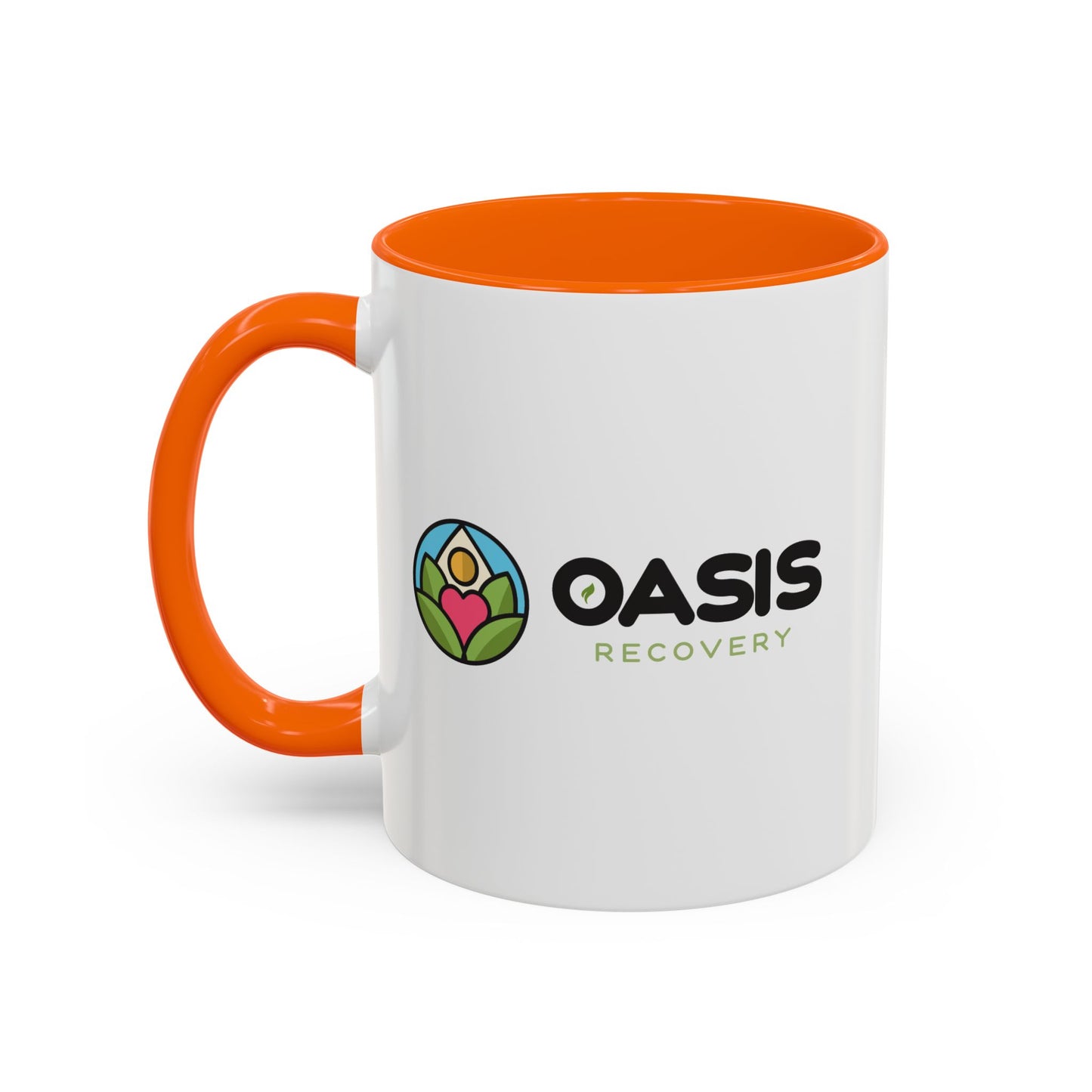 Oasis Recovery Center Accent Coffee Mug (11, 15oz)