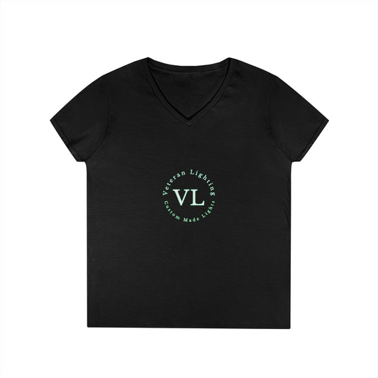 Veteran Lighting Ladies' V-Neck T-Shirt